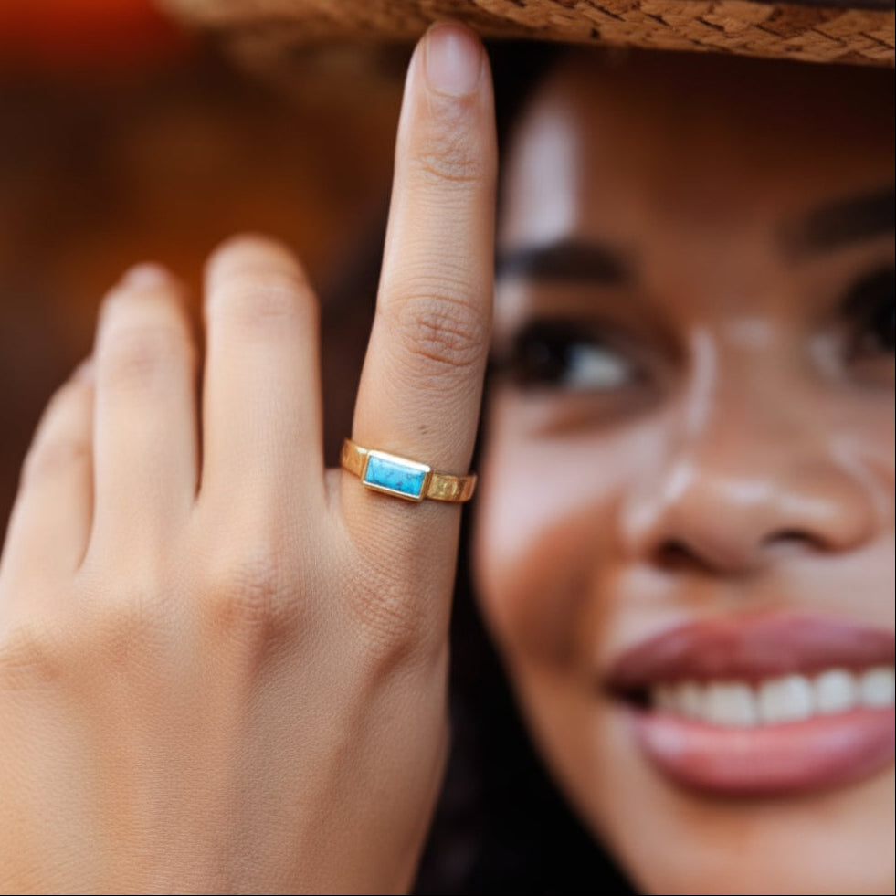 Pura VIda Tulum Turquoise Ring
