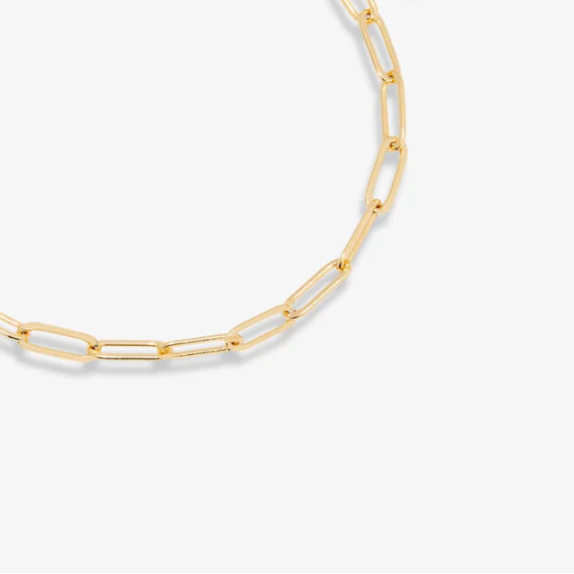 Pura Vida Harper Gold Paperclip Chain Bracelet