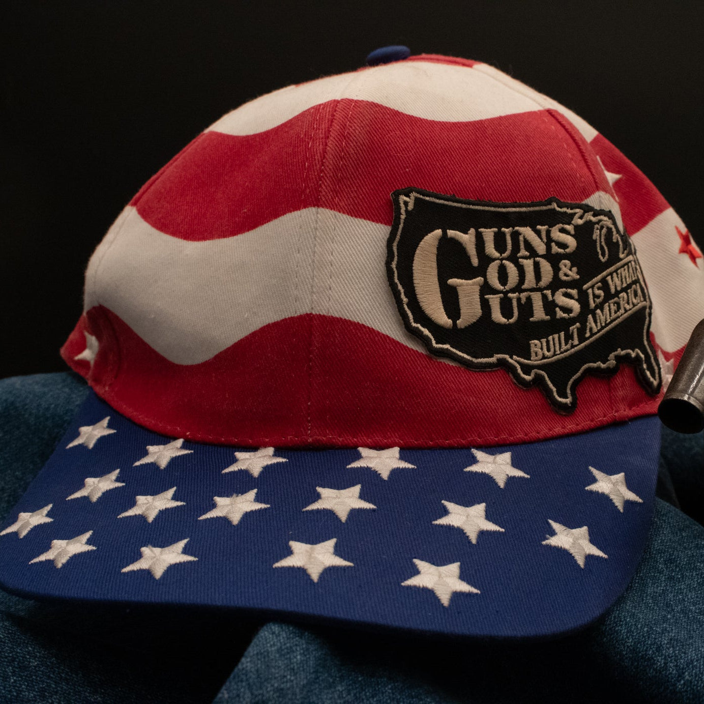 American Flag Adjustable Hat