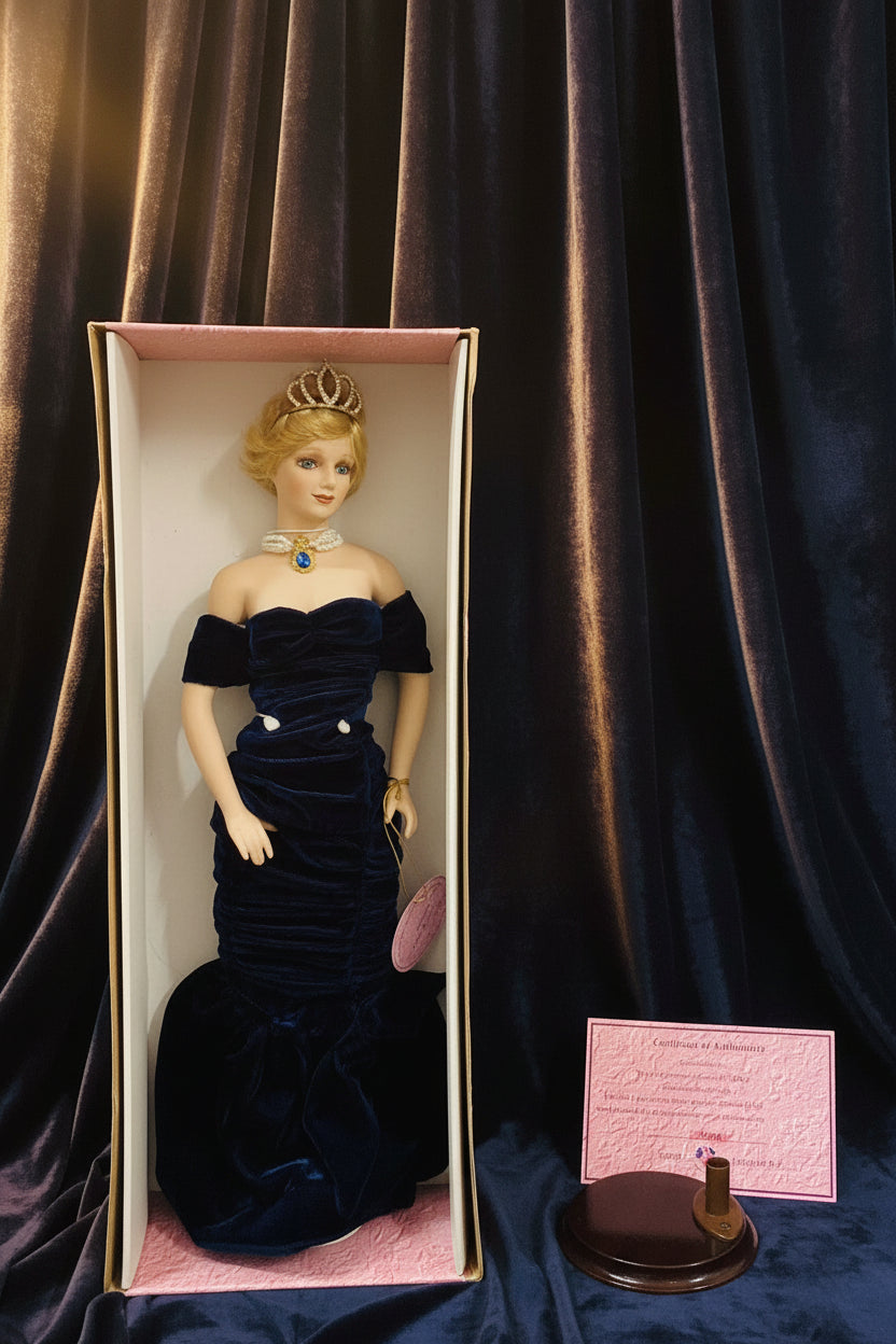 Authentic J.MISA Collection Porcelain replica of Diana, Princess of Wales 20-inch doll