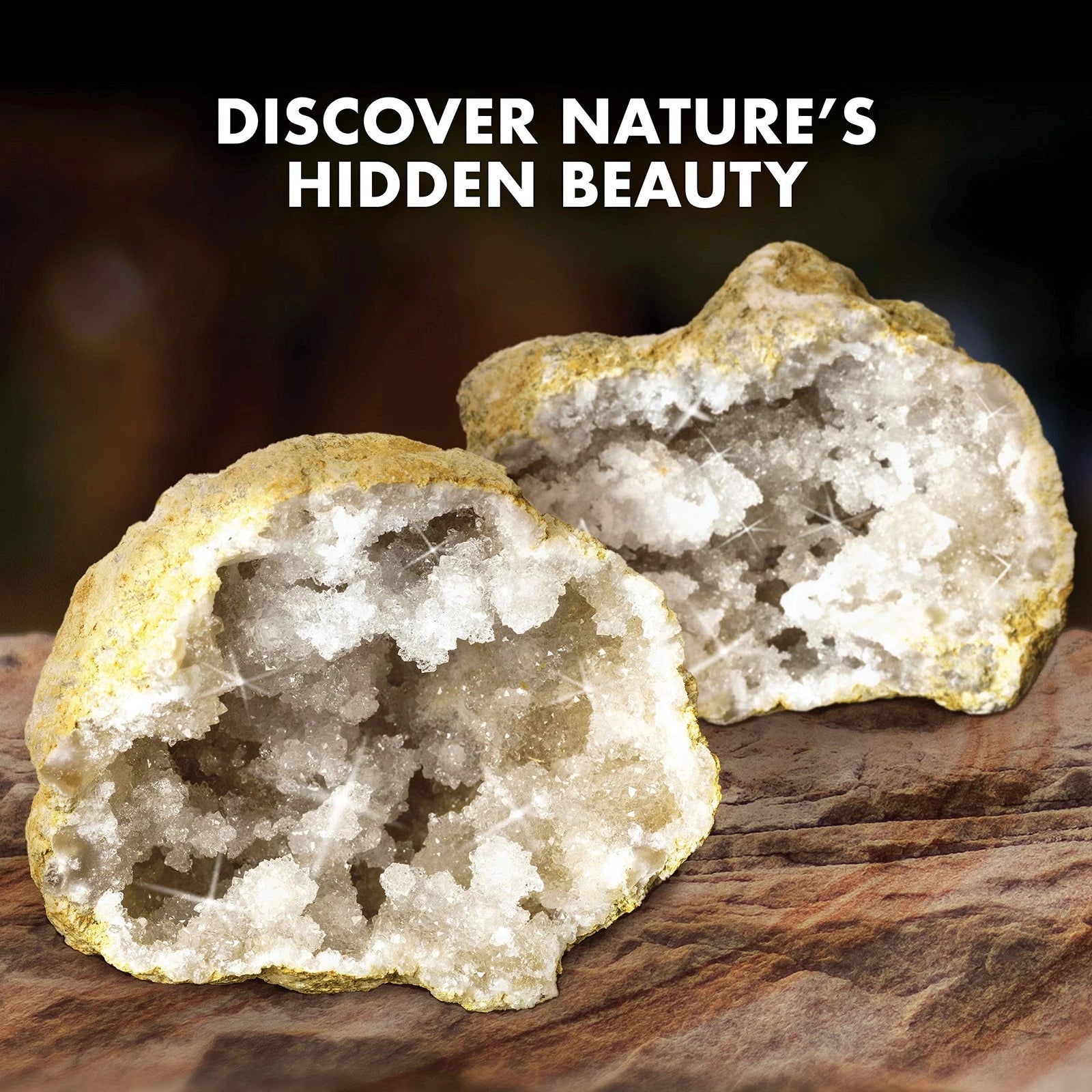 Jumbo Geodes Find Crystal Treasure. 2 Premium Geodes