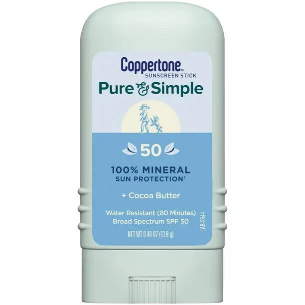 Coppertone Pure and Simple Sunscreen Stick (50 SPF)