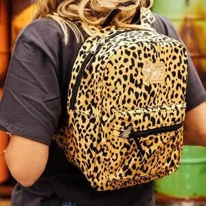 Pura Vida Leopard Print Mini Backpack