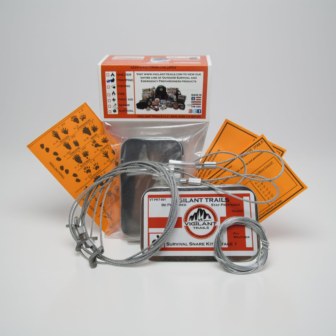 Vigilant Trails Survival Snare Kit
