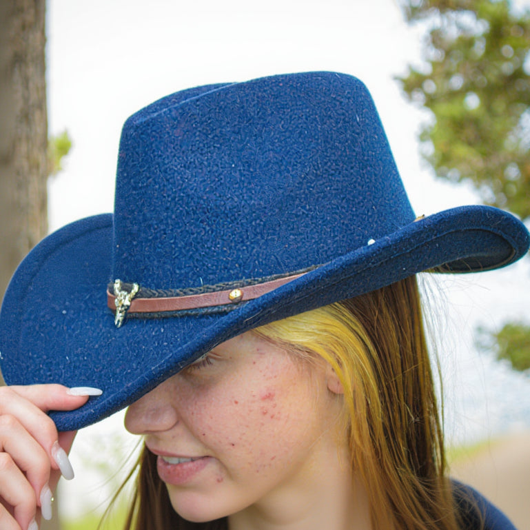 Cowboy Hat Action Summer, Sun Protection Unisex Hat Hiking Khaki