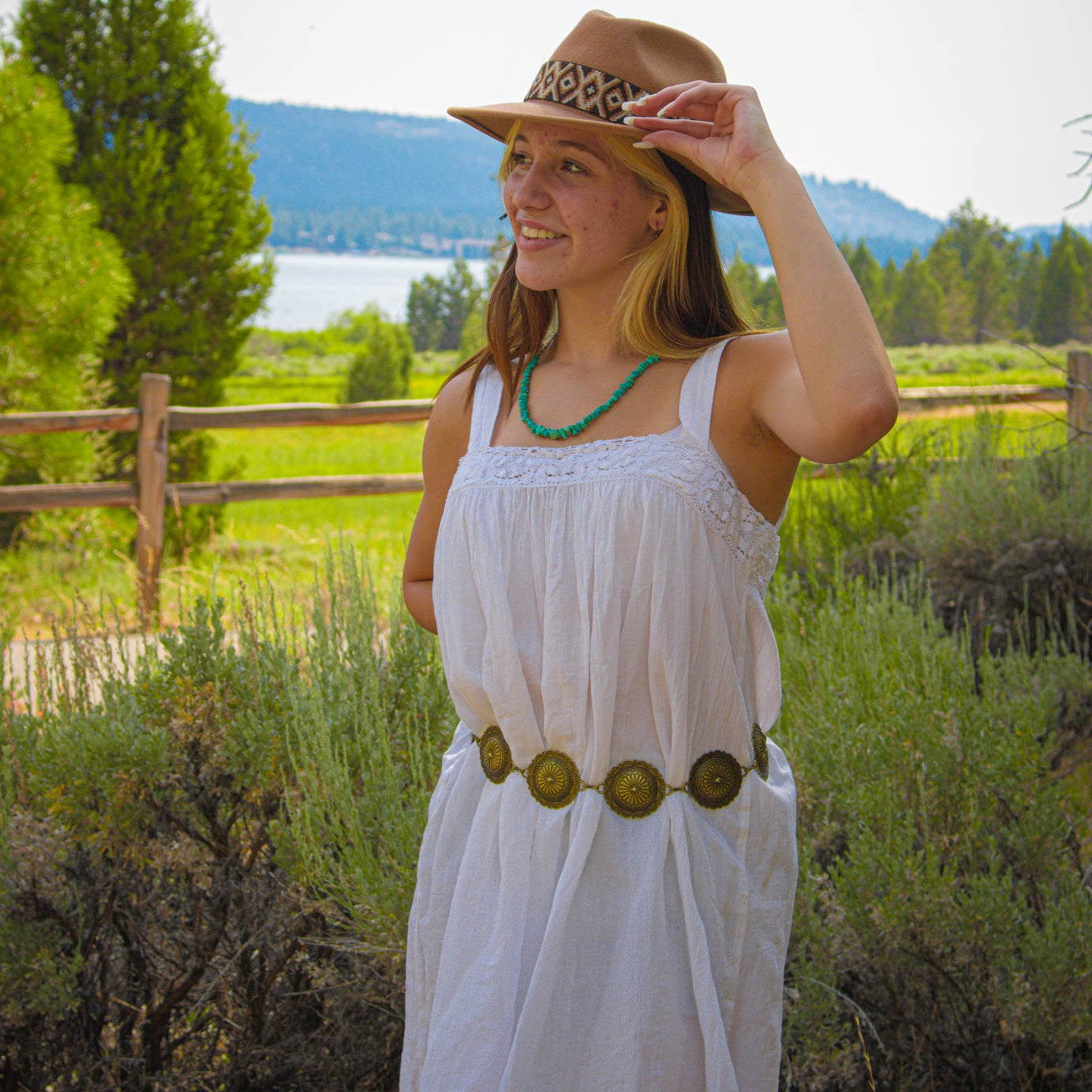 Unlimited Aura by the Limited White Sundress with Spaghetti Straps Size S