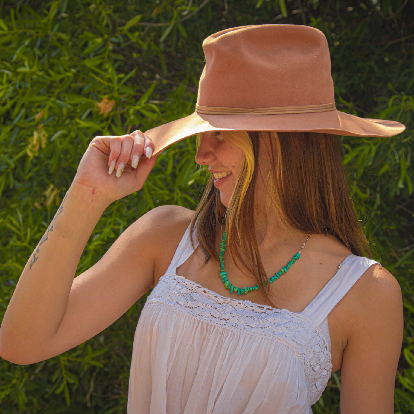 Wide Brim 100% Wool Sun Hat