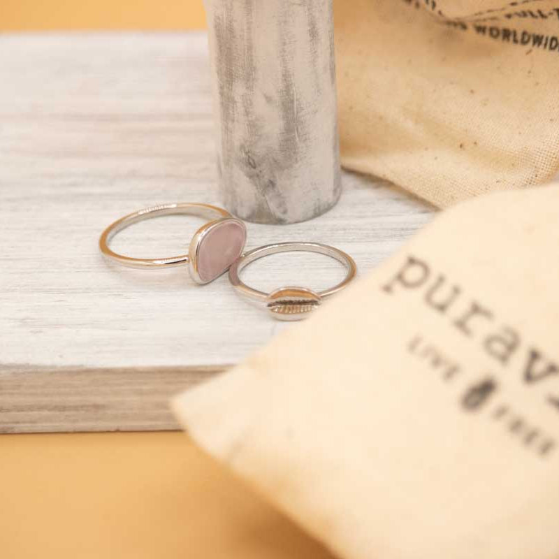 Pura Vida Shell Ring Size 7