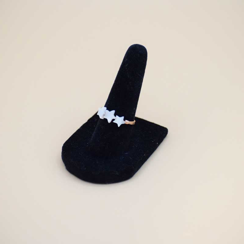 Pura Vida Three Star Ring Size 6