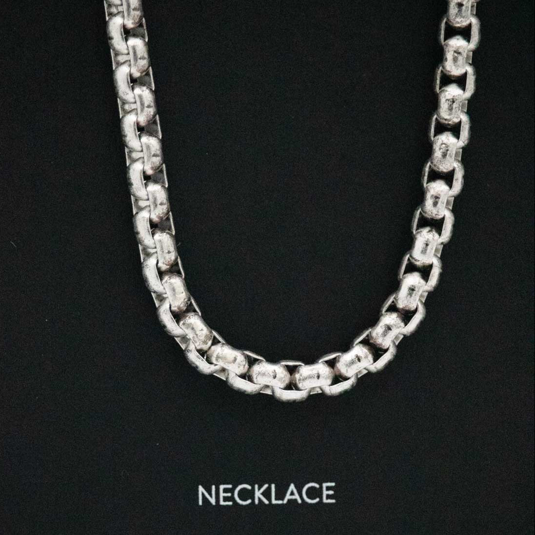 Pura Vida Men's Rolo Chain Necklace Silver