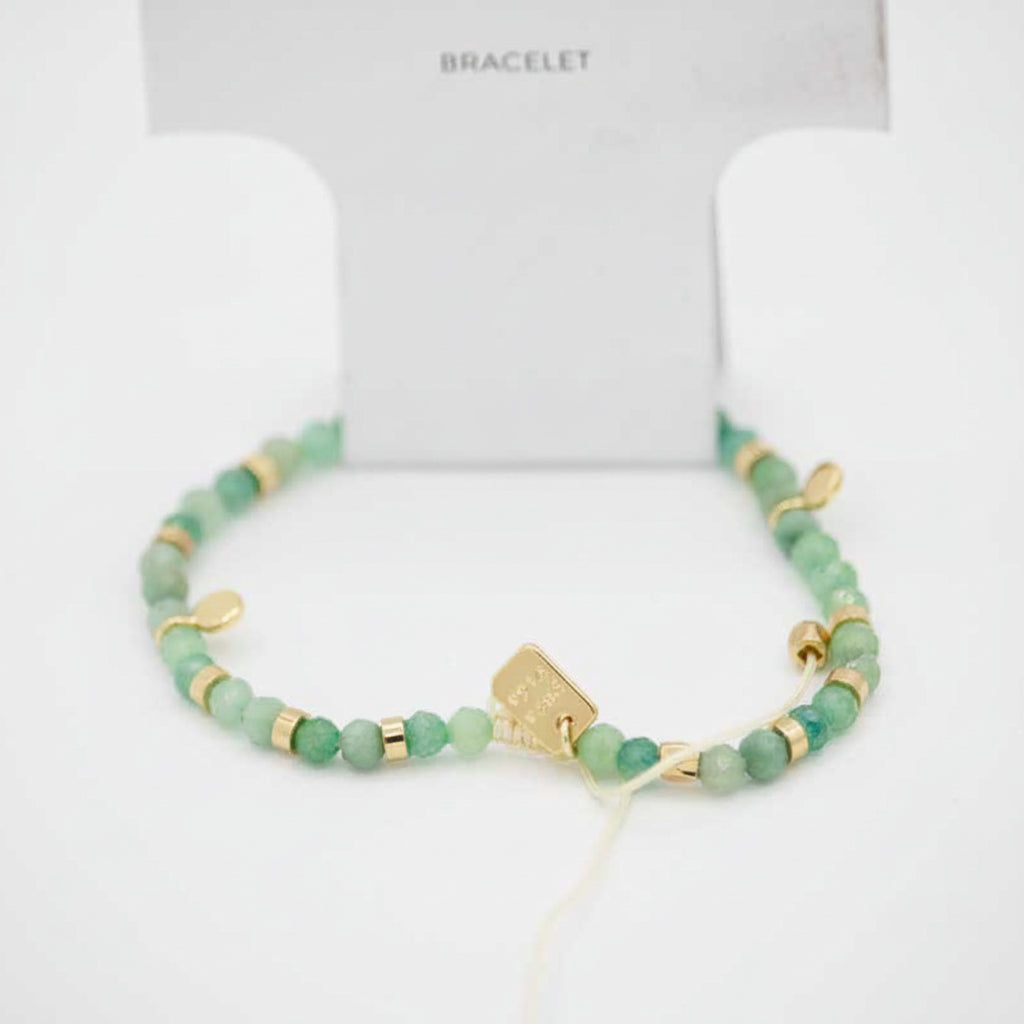 Pura Vida Jade Beaded String Bracelet