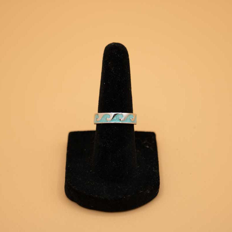 Pura Vida Reversible MOP Wave Ring
