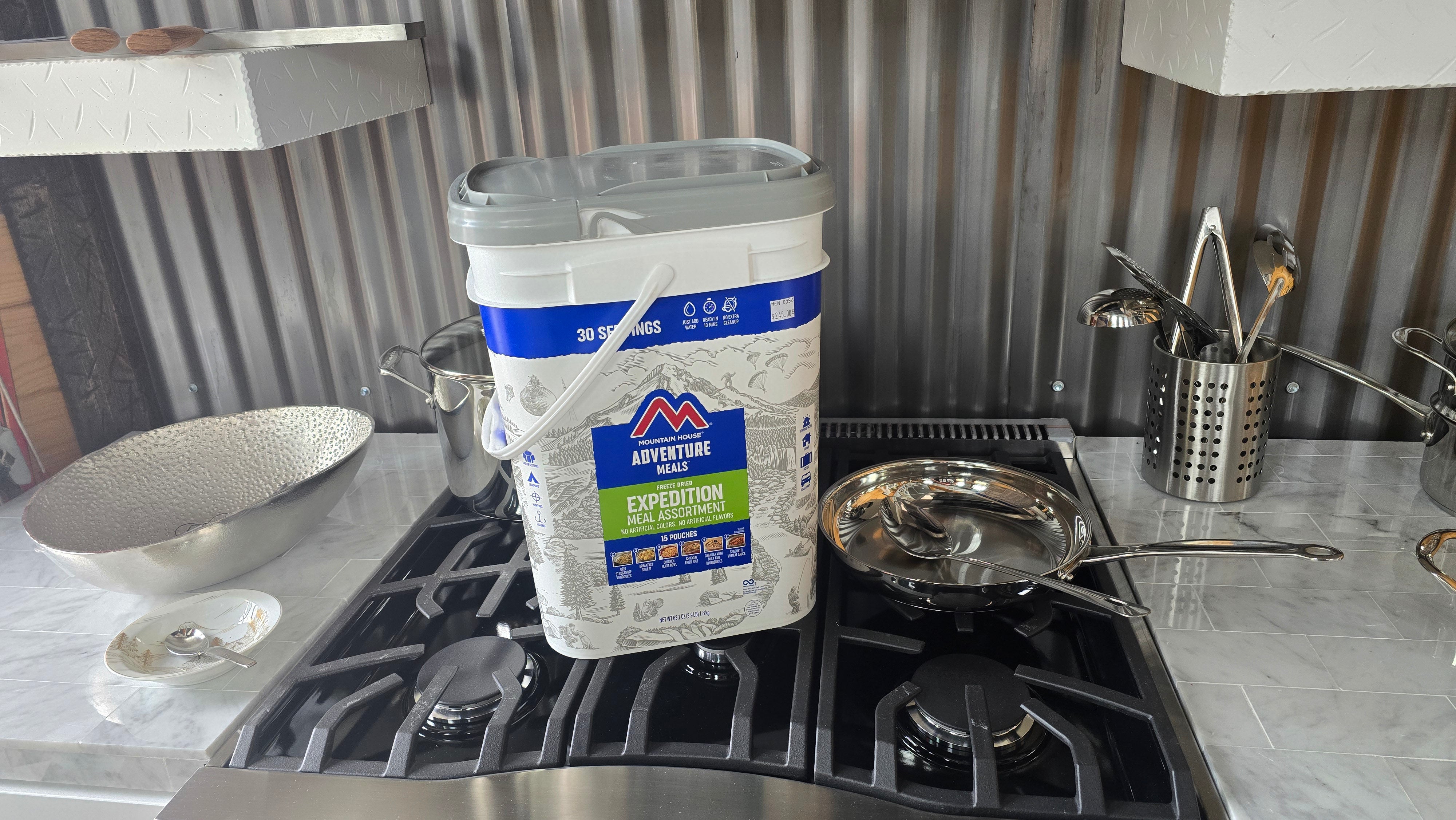 Mountain House Adventure Meals Bucket Freeze Dried Expedition