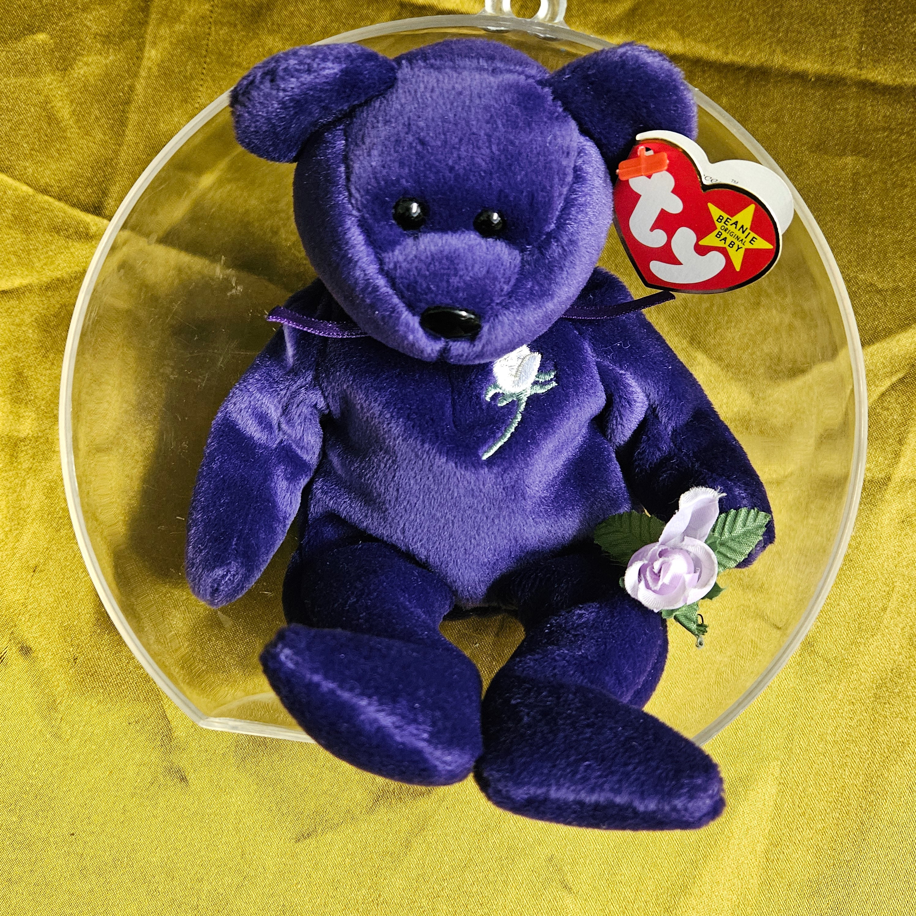 Ty Beanie Babies "Princess Purple Teddy"