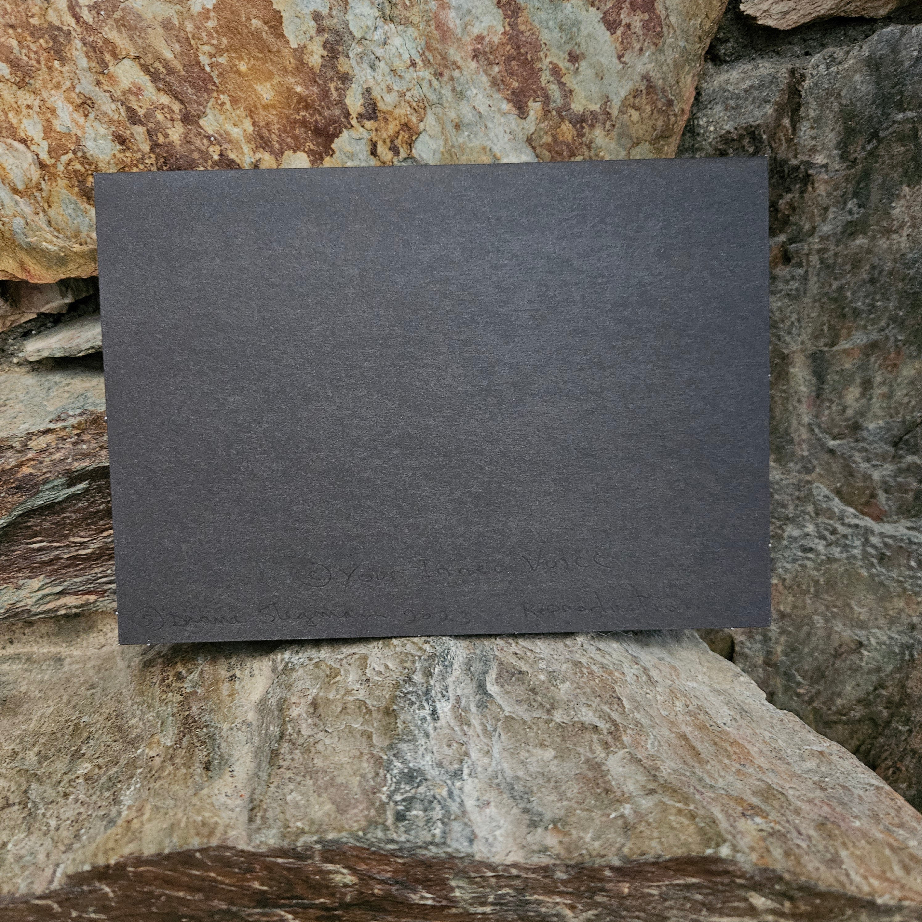 Beautifully Hand Crafted Custom Created Greeting Card Series by Diane Stegman "Father of the Forest"