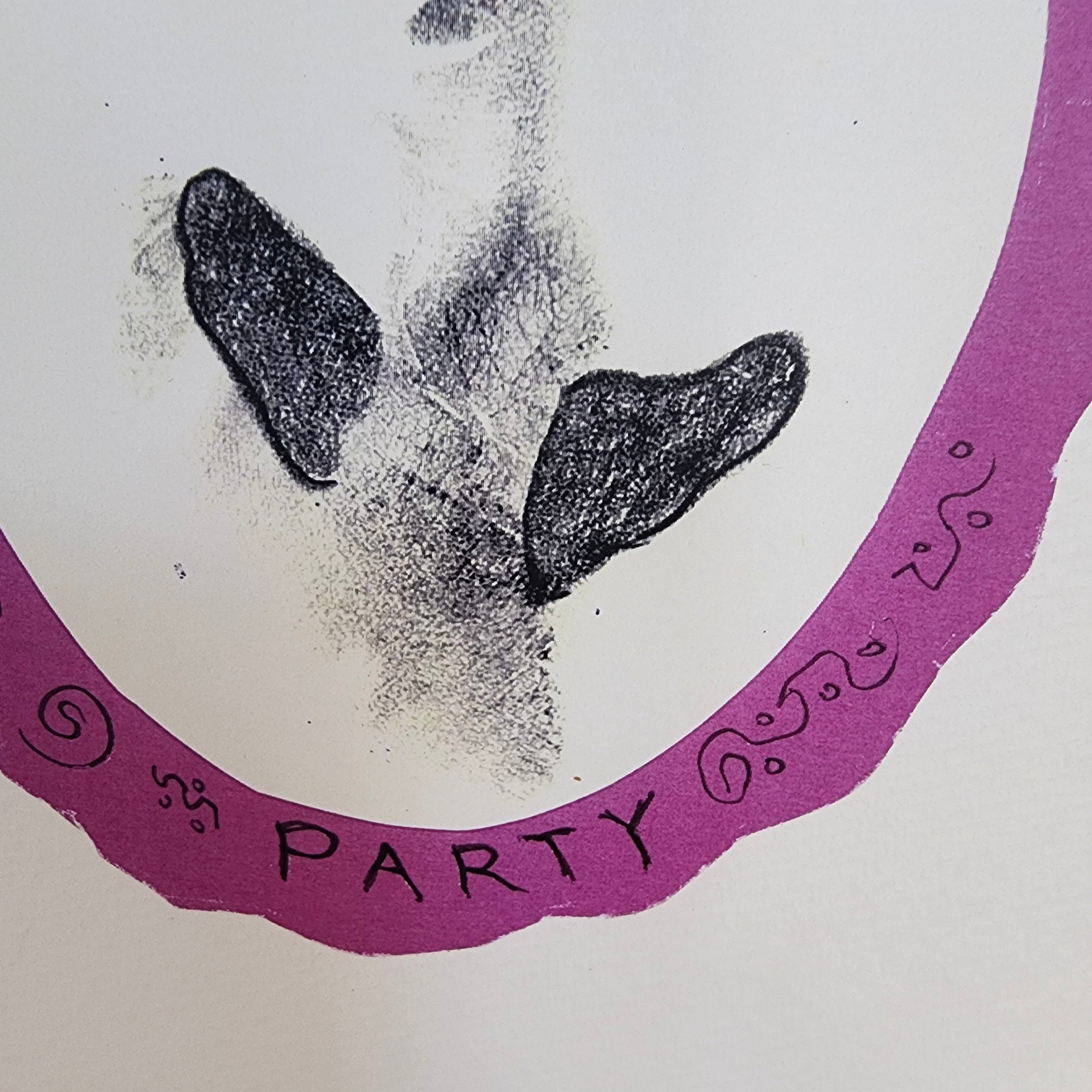 Beautifully Hand Crafted Custom Created Greeting Card Series by Diane Stegman "Fingerprint Seal"