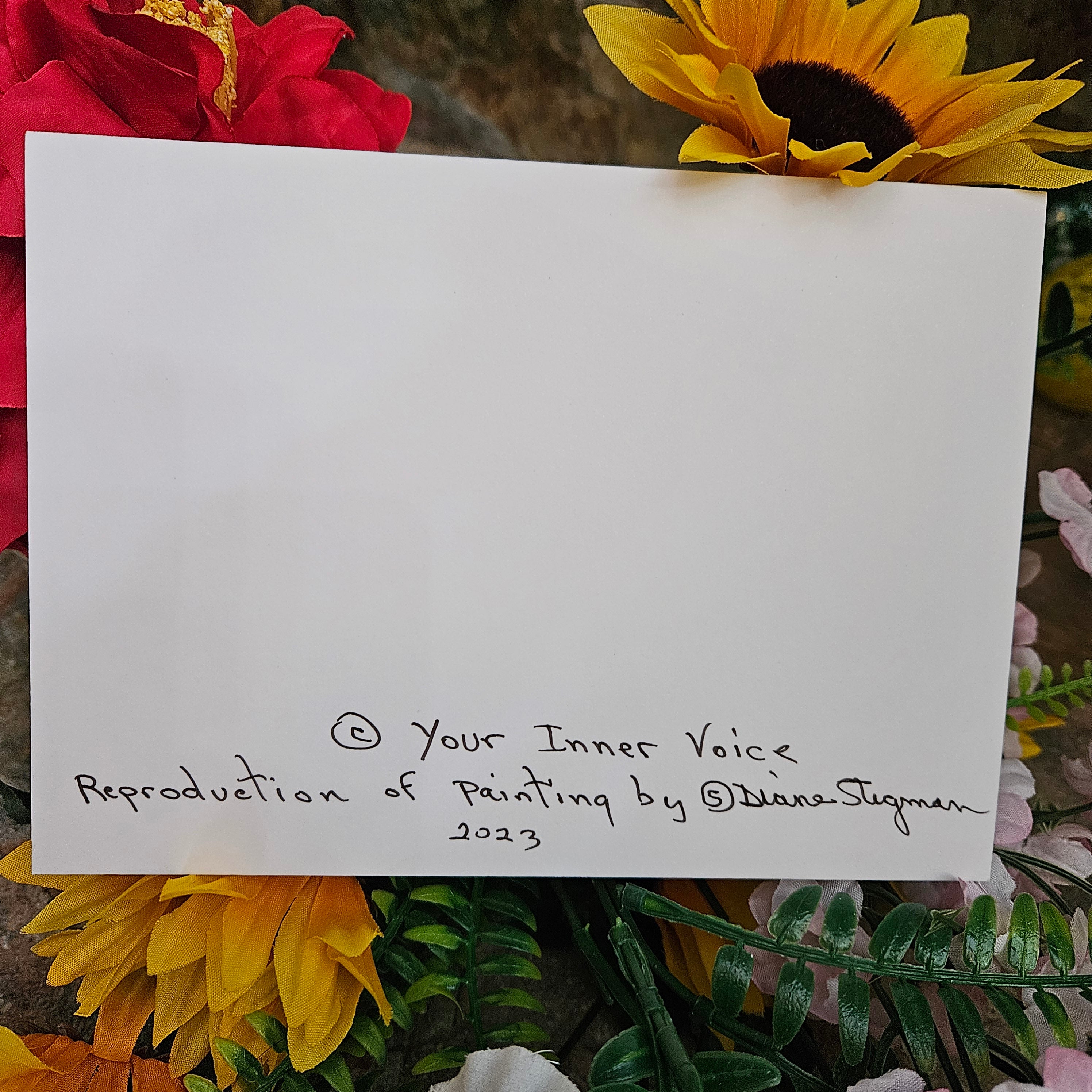 Beautifully Hand Crafted Custom Created Greeting Card Series by Diane Stegman "Bee"