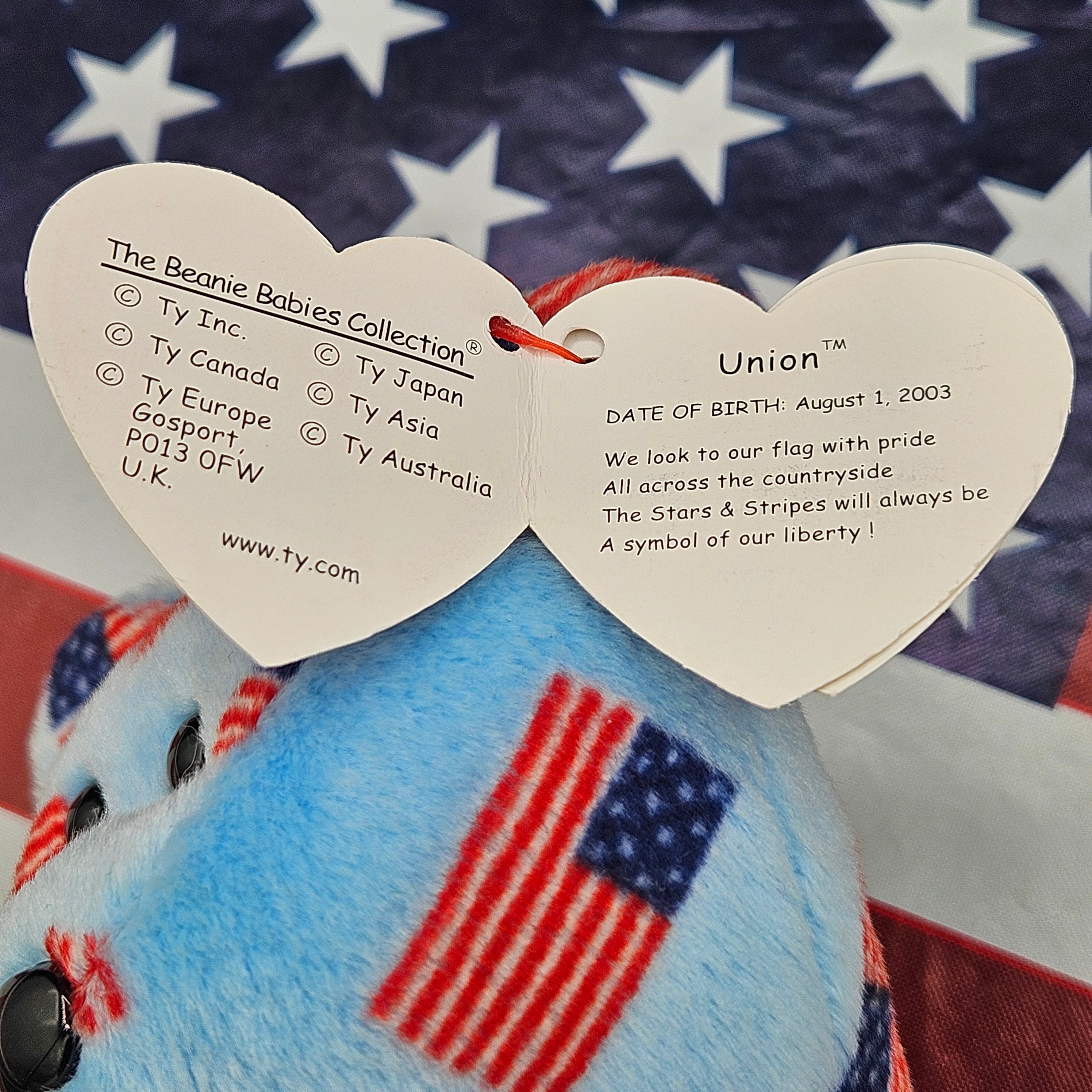 Ty Beanie Babies "Union the Bear"