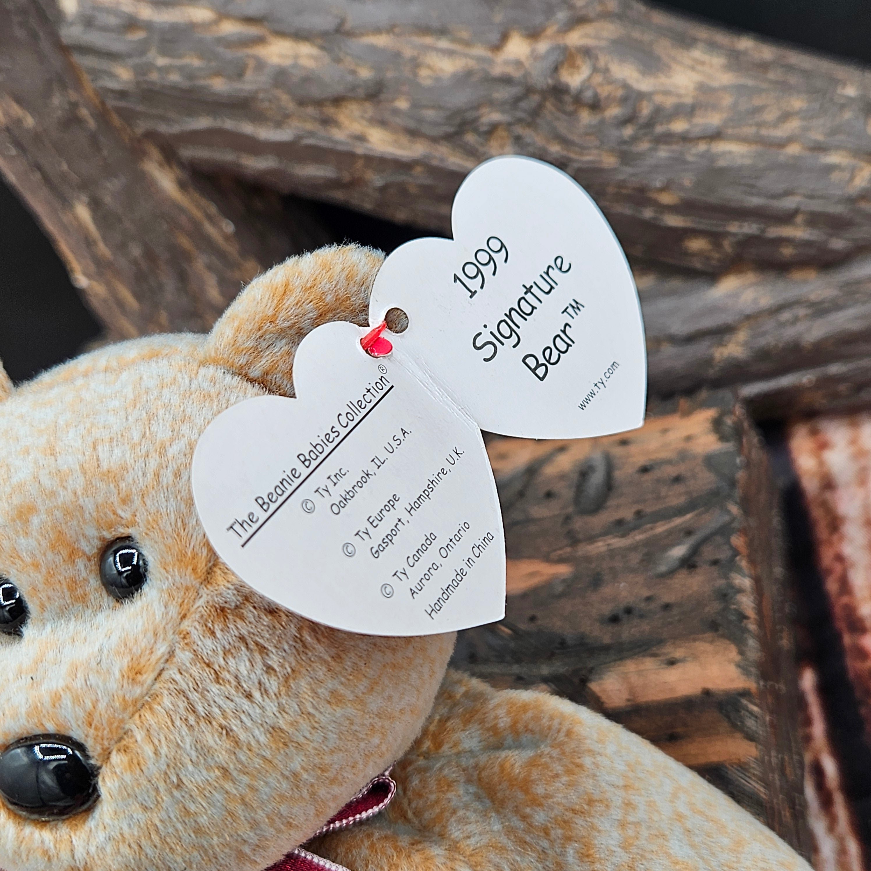 Ty Beanie Babies "1999 Signature Bear"