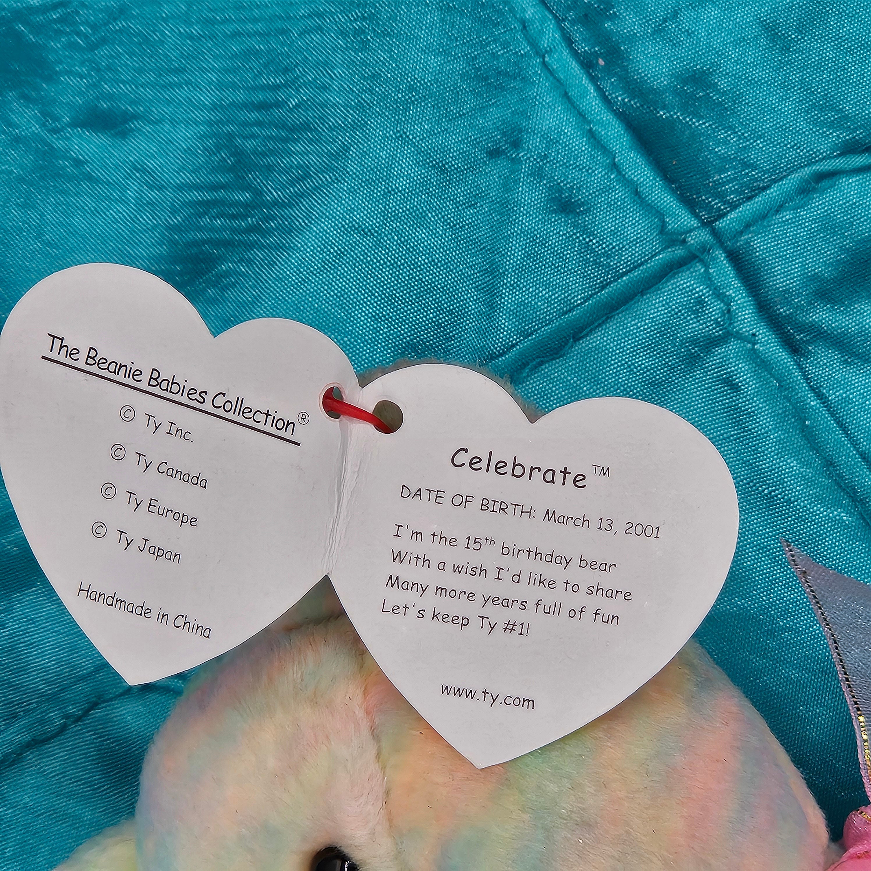 Ty Beanie Babies "Celebrate the Bear"