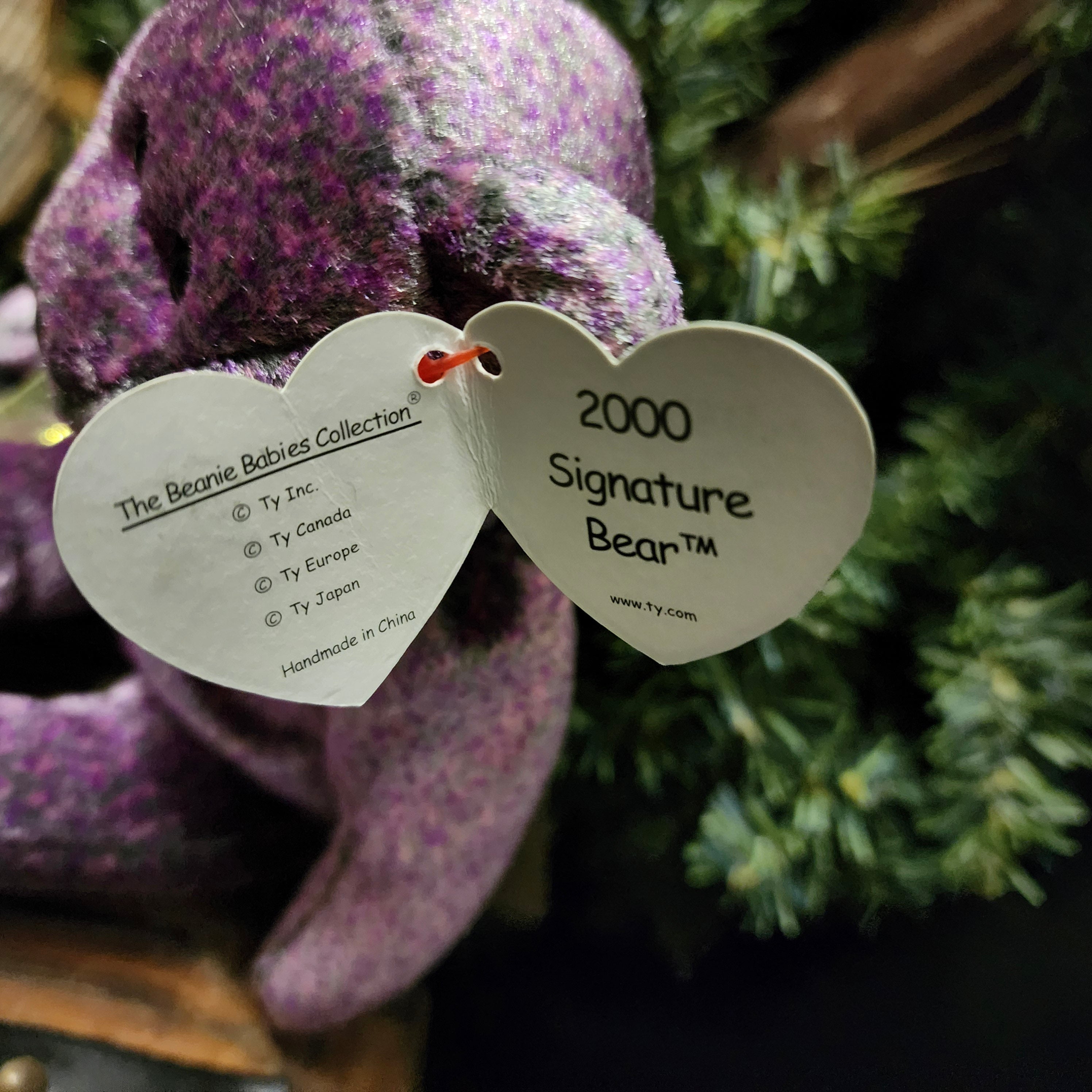 Ty Beanie Babies "2000 Signature Bear"