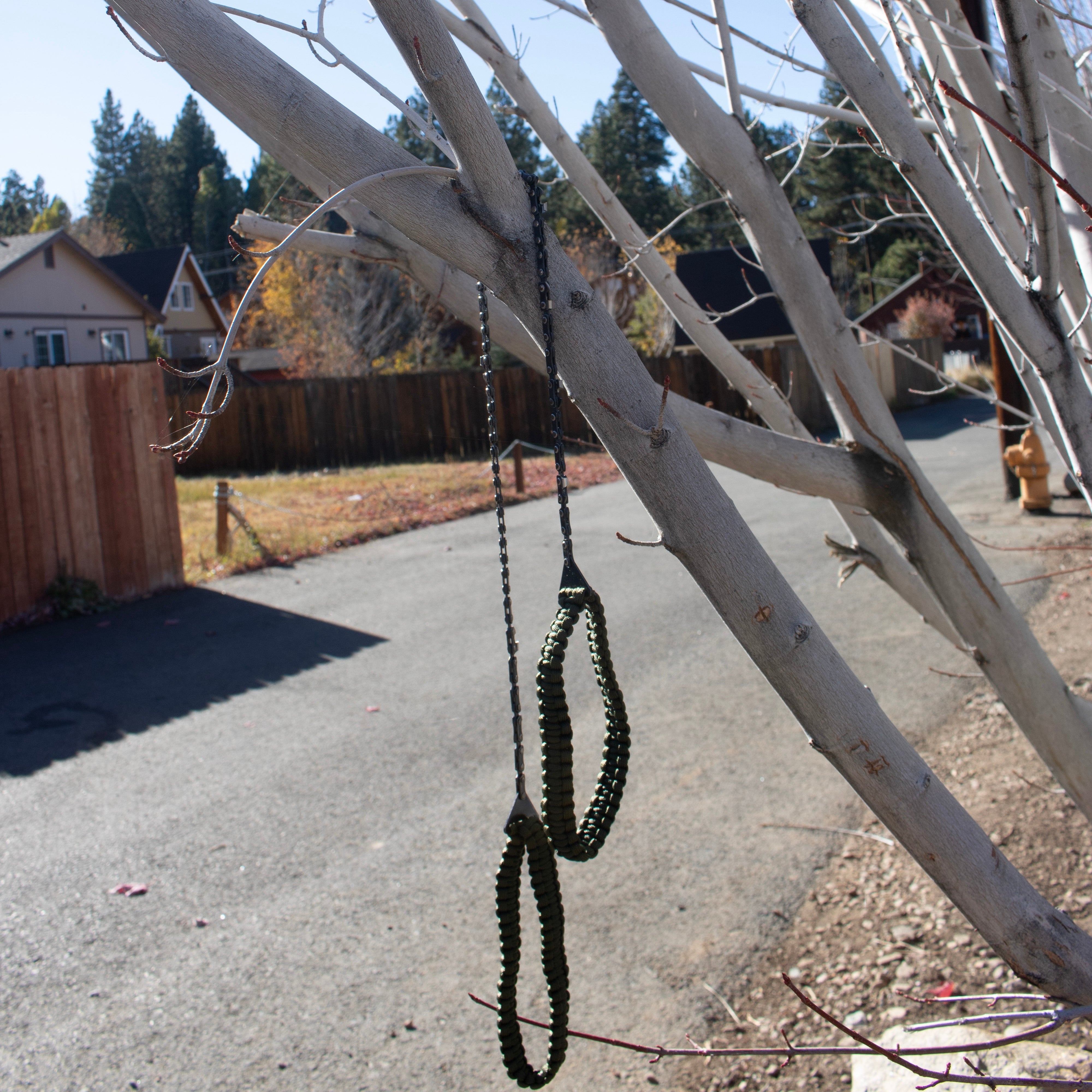 Pocket Chainsaw with Paracord Handle