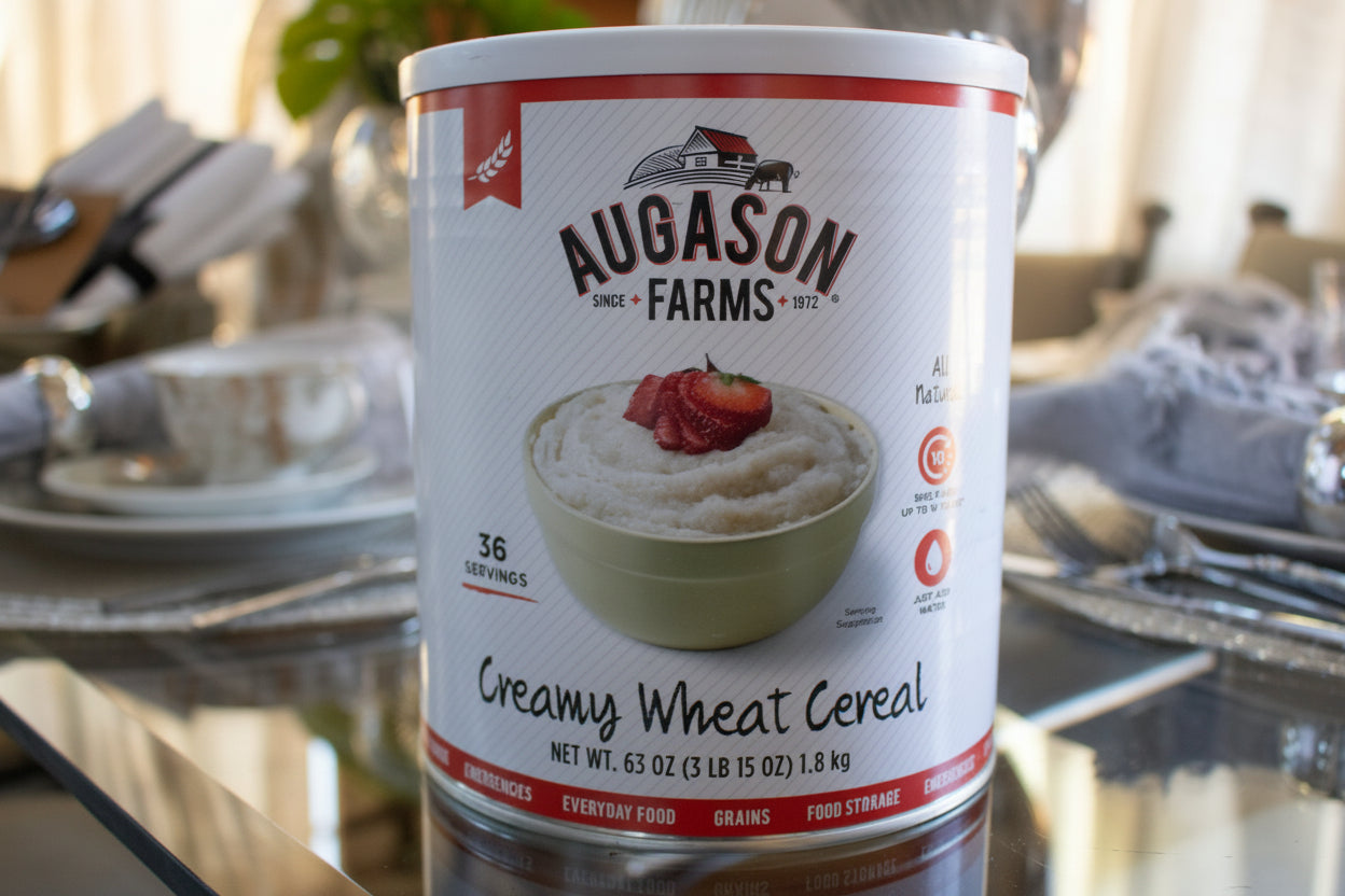 Augason Brand Farms Creamy Wheat Cereal – Nutritious and Delicious Breakfast Option