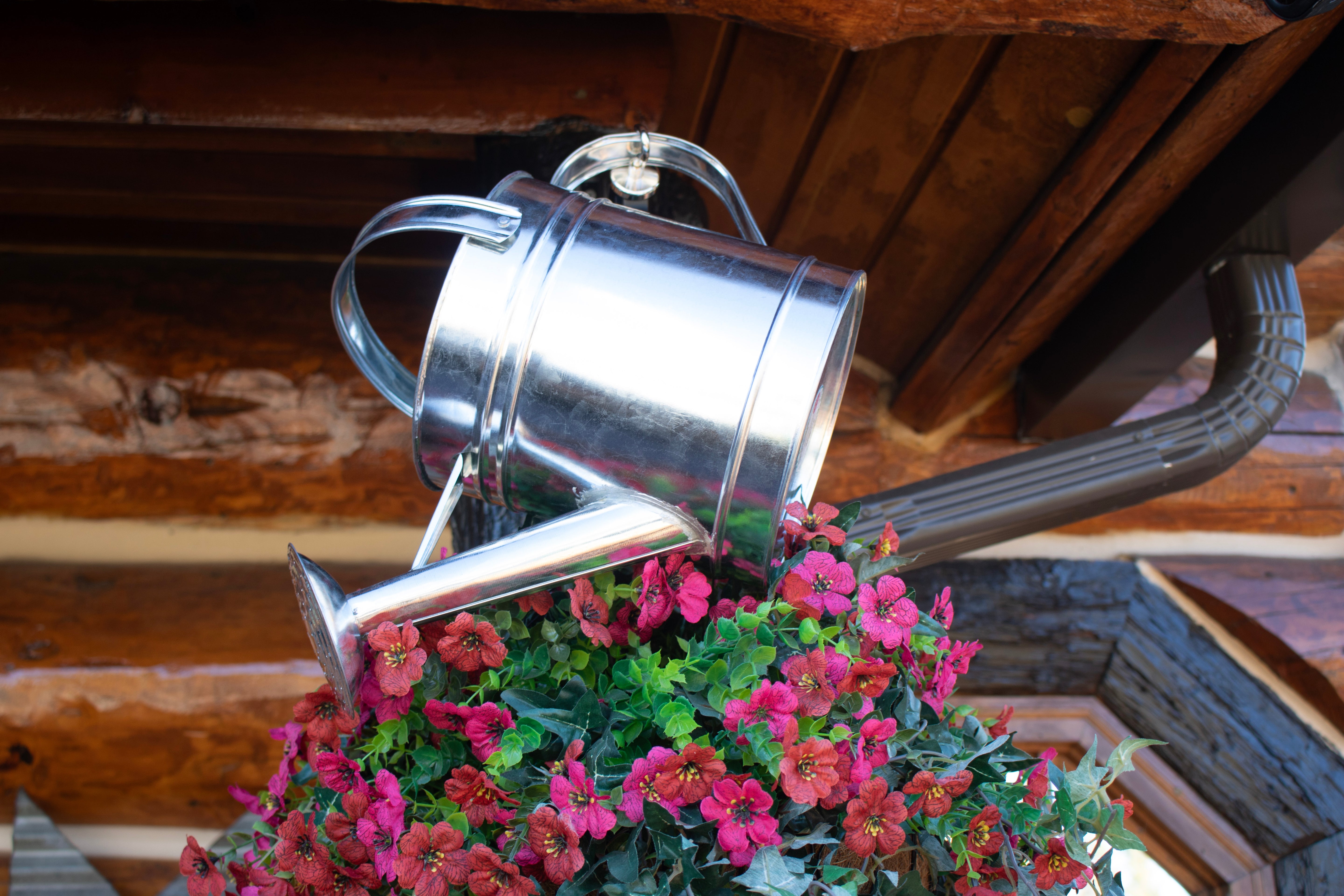 Galvanized Steel Watering Can 152 Oz
