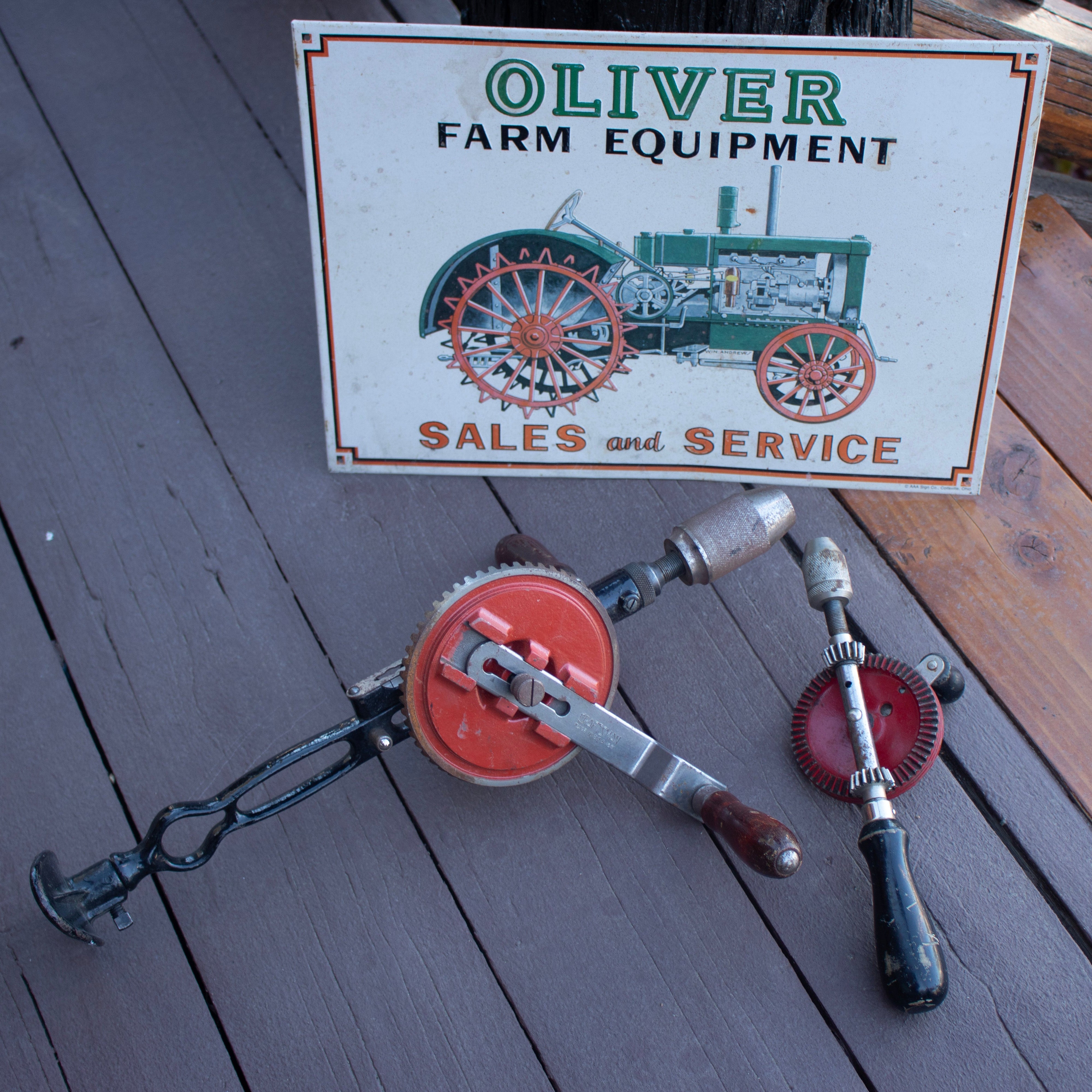 Vintage Craftsman Large Hand Press Drill