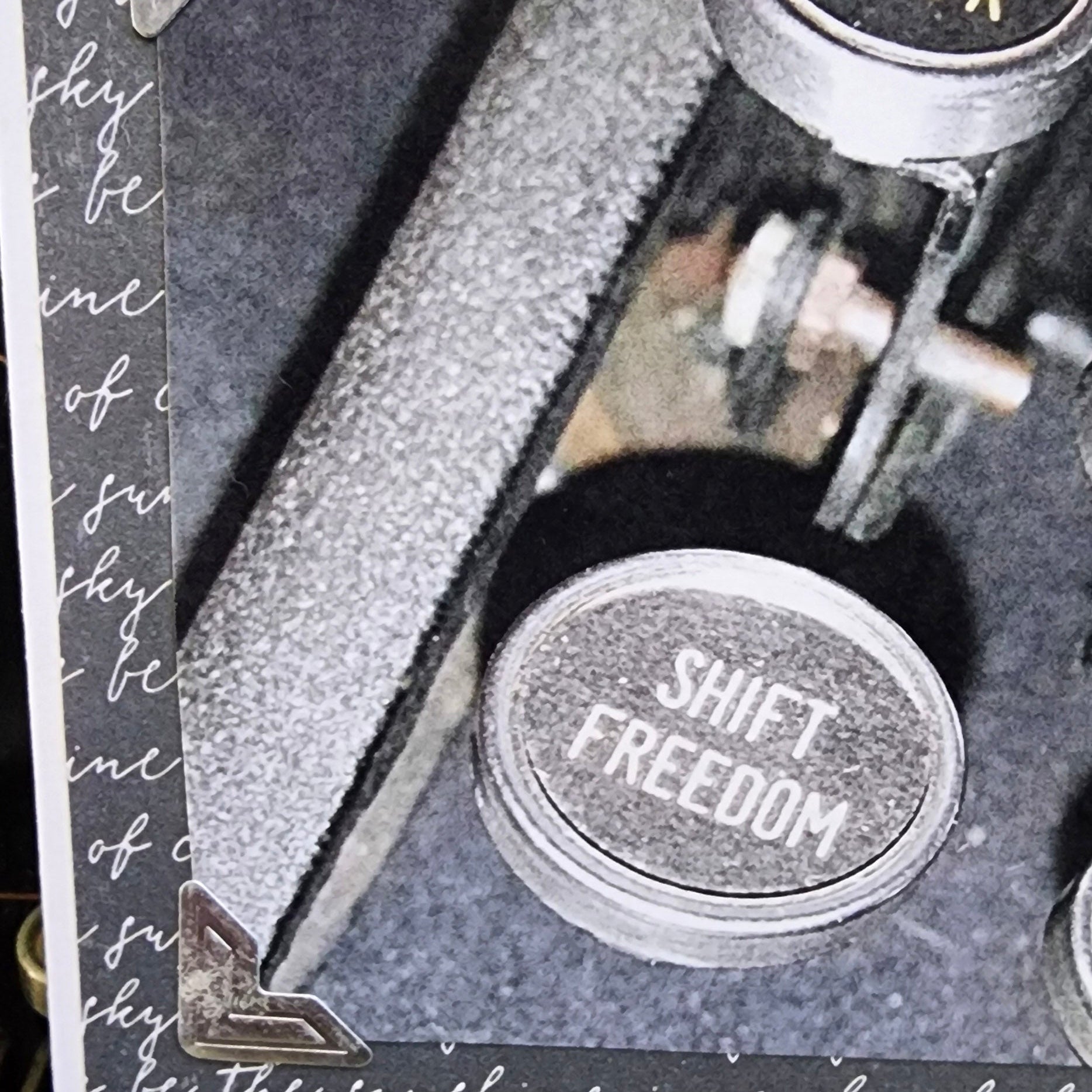 Beautifully Hand Crafted Custom Created Greeting Card Series by Diane Stegman "Shift Freedom"