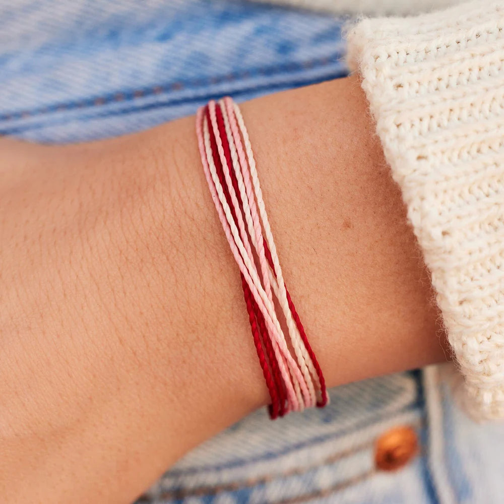 Pura Vida Blood Saves Lives Original Jute Cord Bracelet