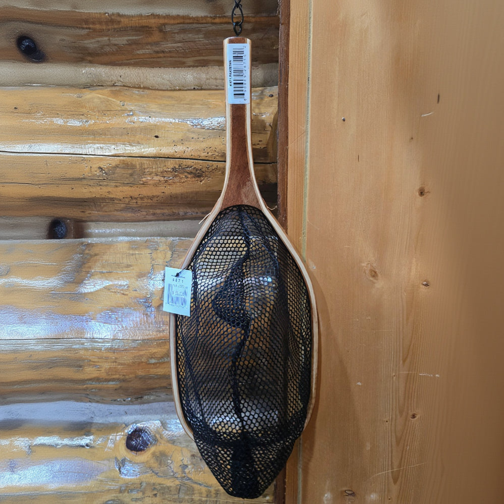 Handheld Wooden Fly Fishing Net