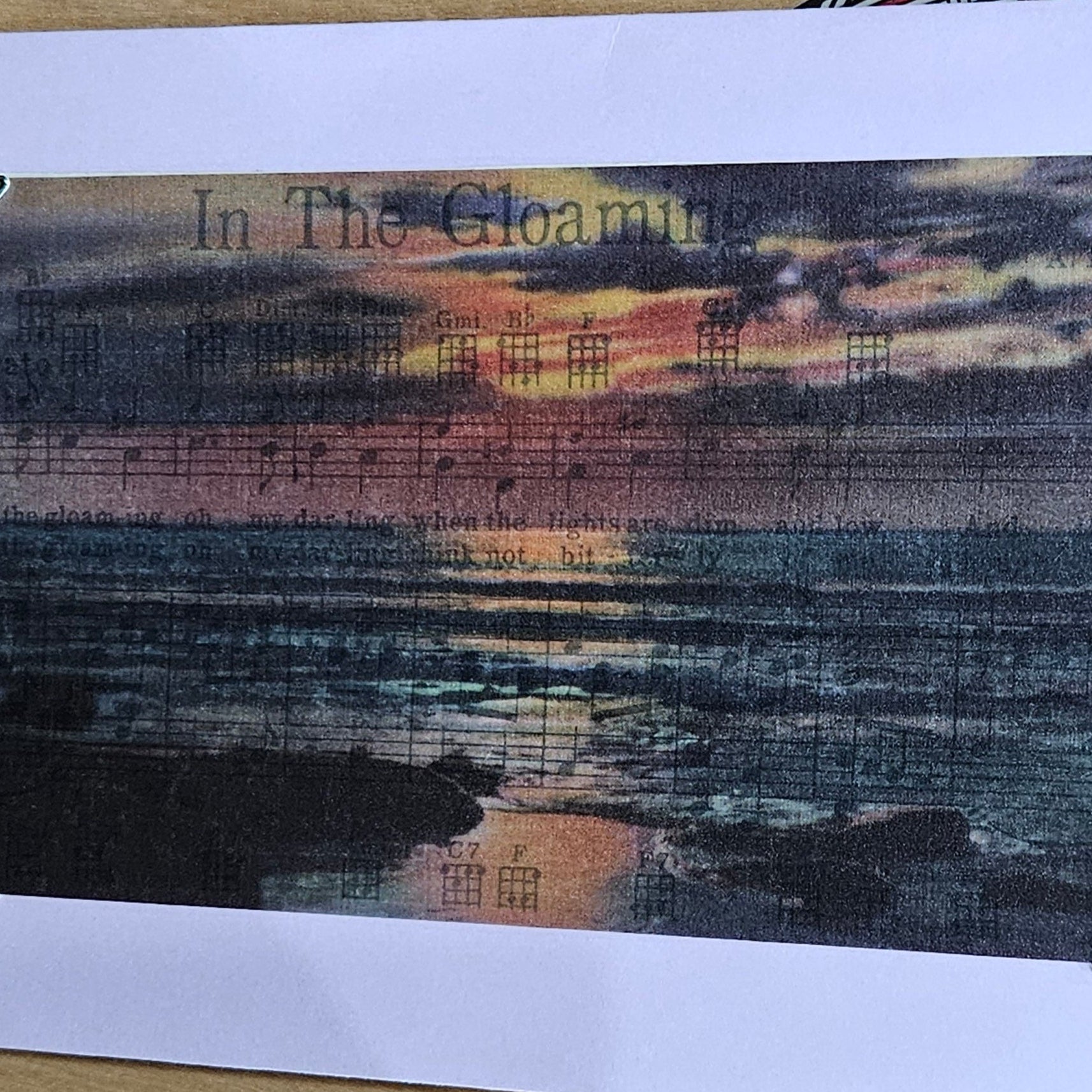Beautifully Hand Crafted Custom Created Greeting Card Series by Diane Stegman "In the Gloaming"