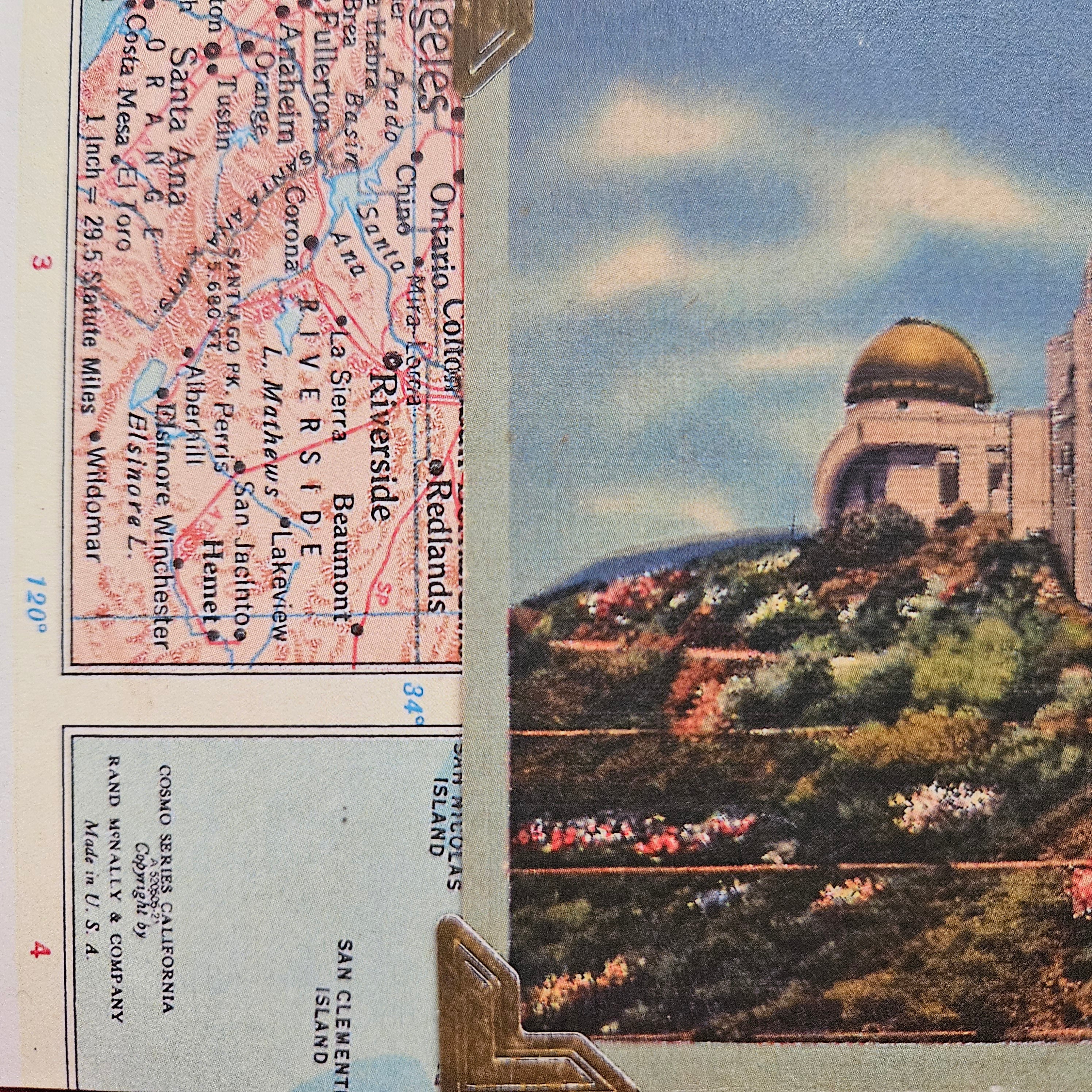 Beautifully Hand Crafted Custom Created Greeting Card Series by Diane Stegman "Griffith Park, California"