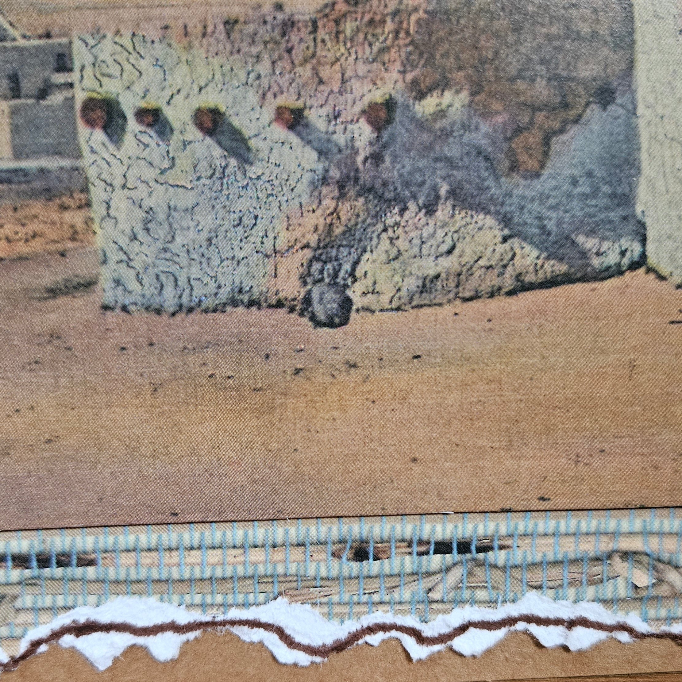 Beautifully Hand Crafted Custom Created Greeting Card Series by Diane Stegman "Pueblo Indian Kiva"