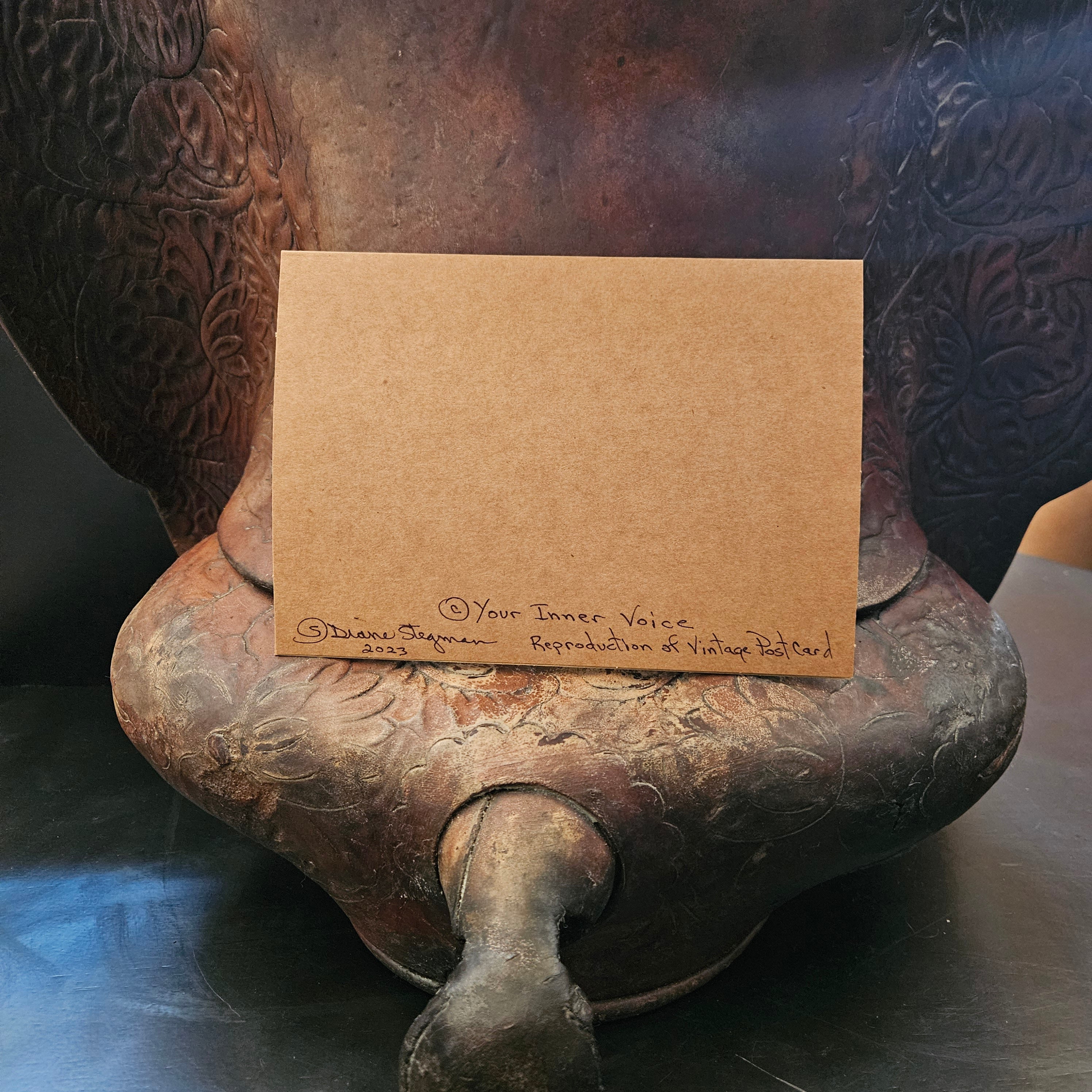 Beautifully Hand Crafted Custom Created Greeting Card Series by Diane Stegman "Herd of Horses"
