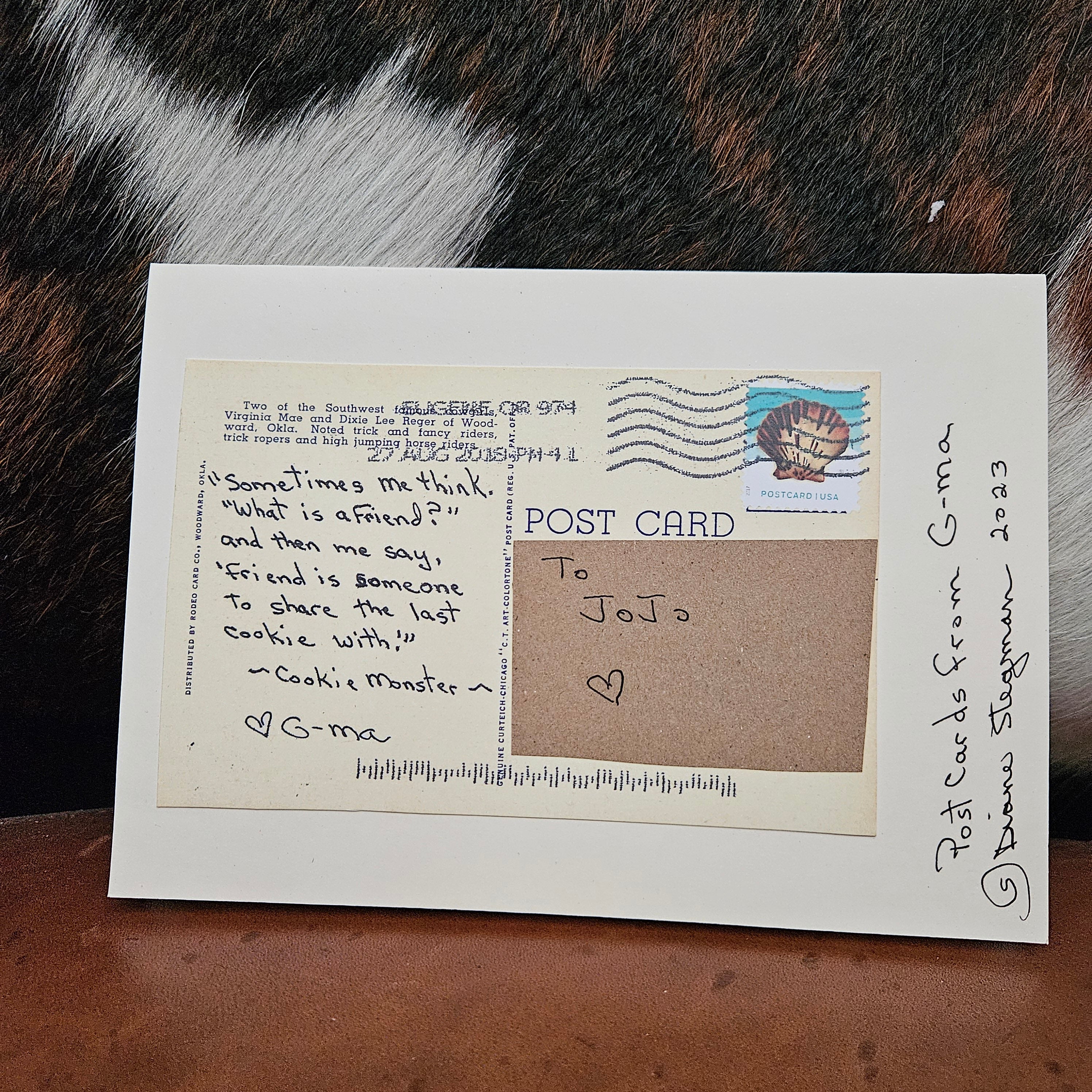 Beautifully Hand Crafted Custom Created Greeting Card Series by Diane Stegman "Virginia Lee"