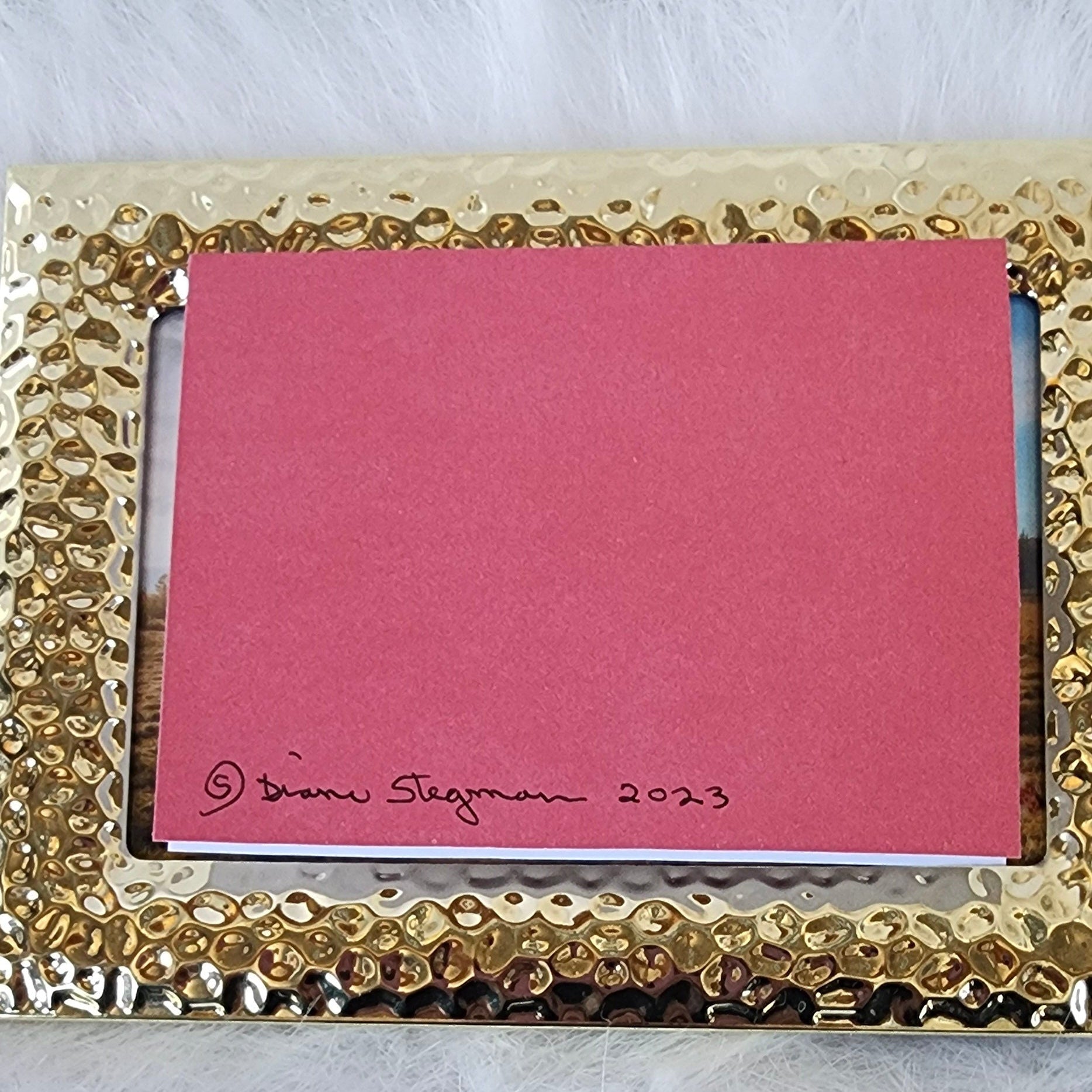 Beautifully Hand Crafted Custom Created Greeting Card Series by Diane Stegman "Baby Carriage"