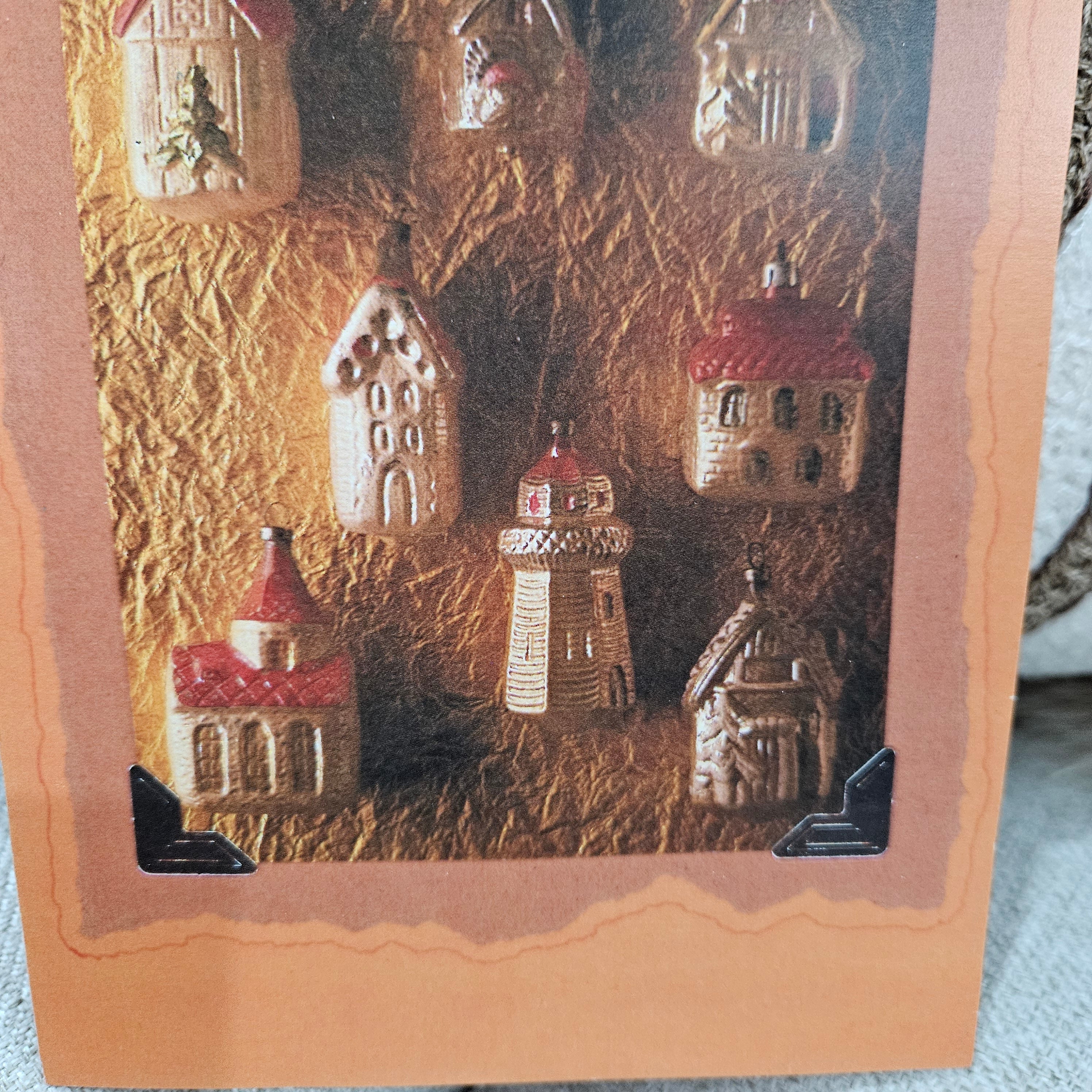 Beautifully Hand Crafted Custom Created Greeting Card Series by Diane Stegman "Christmas Houses"