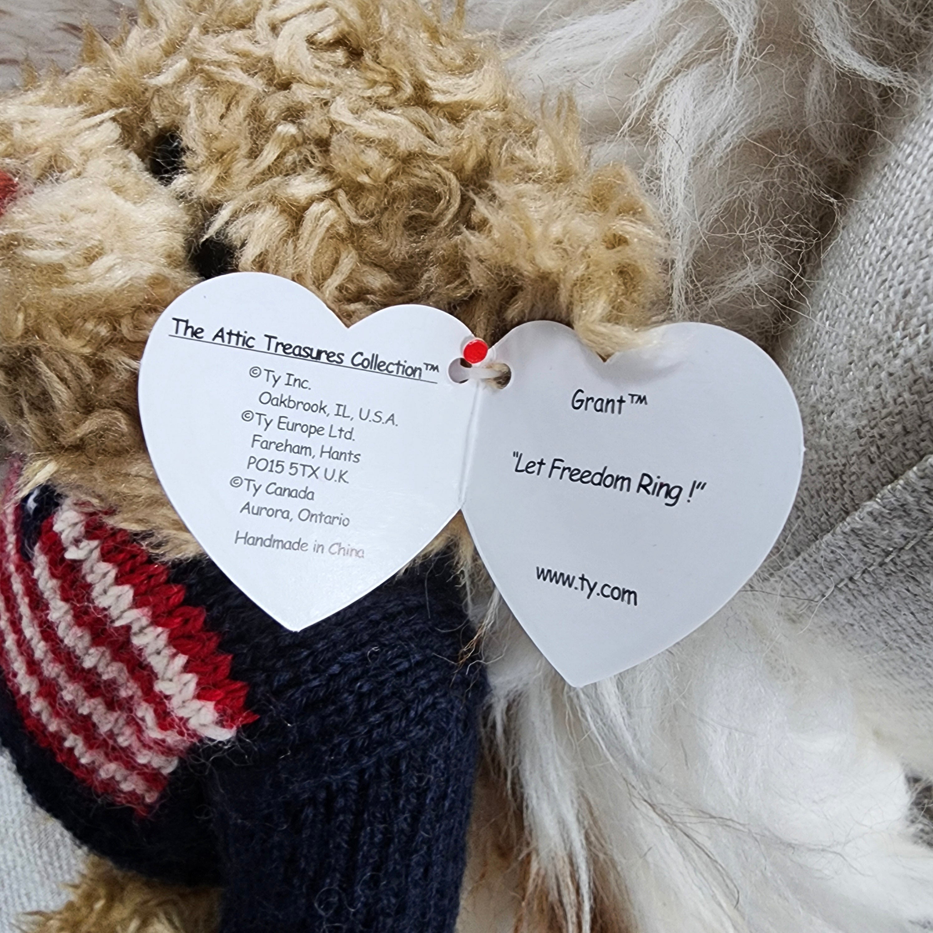 Ty Beanie Babies "Grant the Bear"