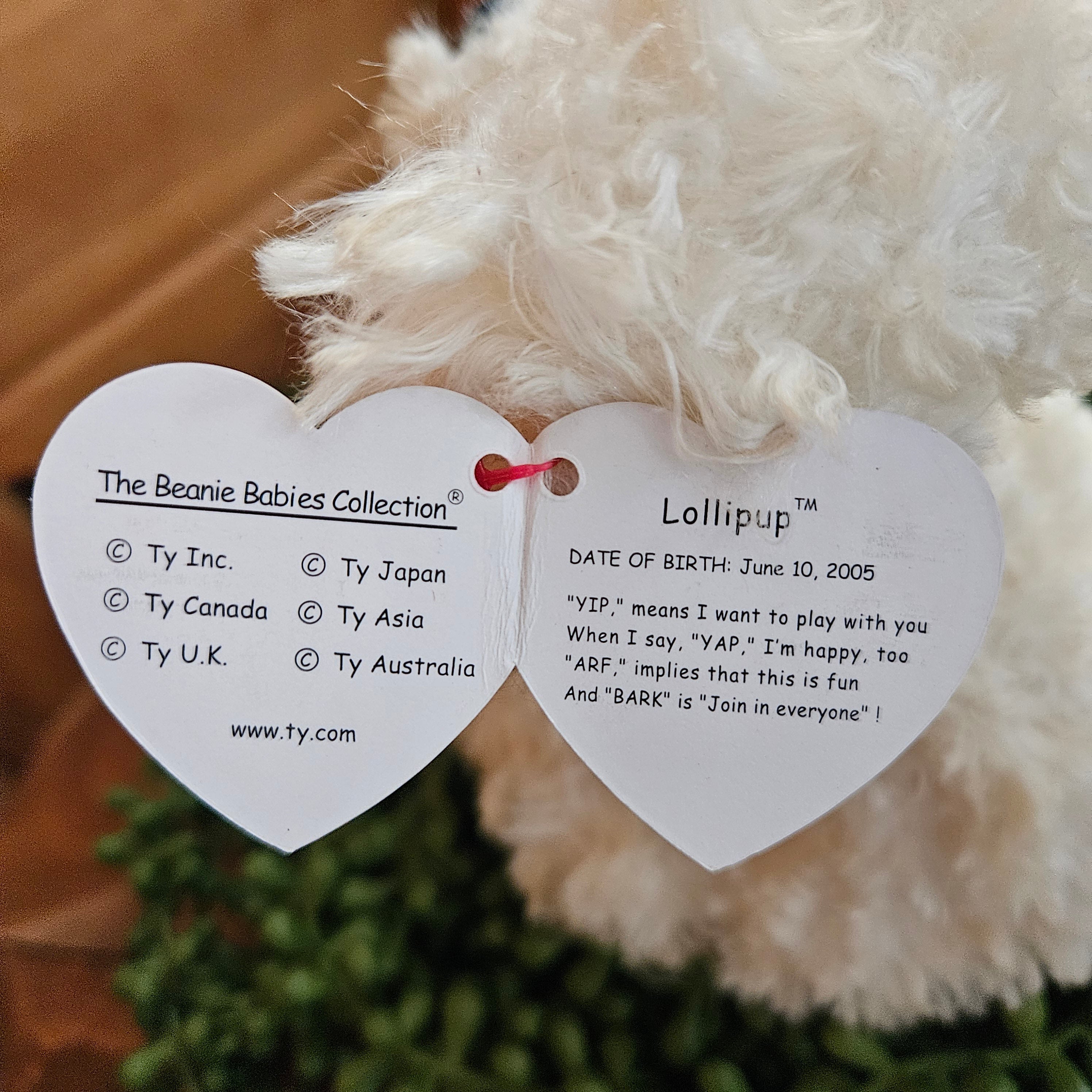 Ty Beanie Babies "Lollipup the Dog"