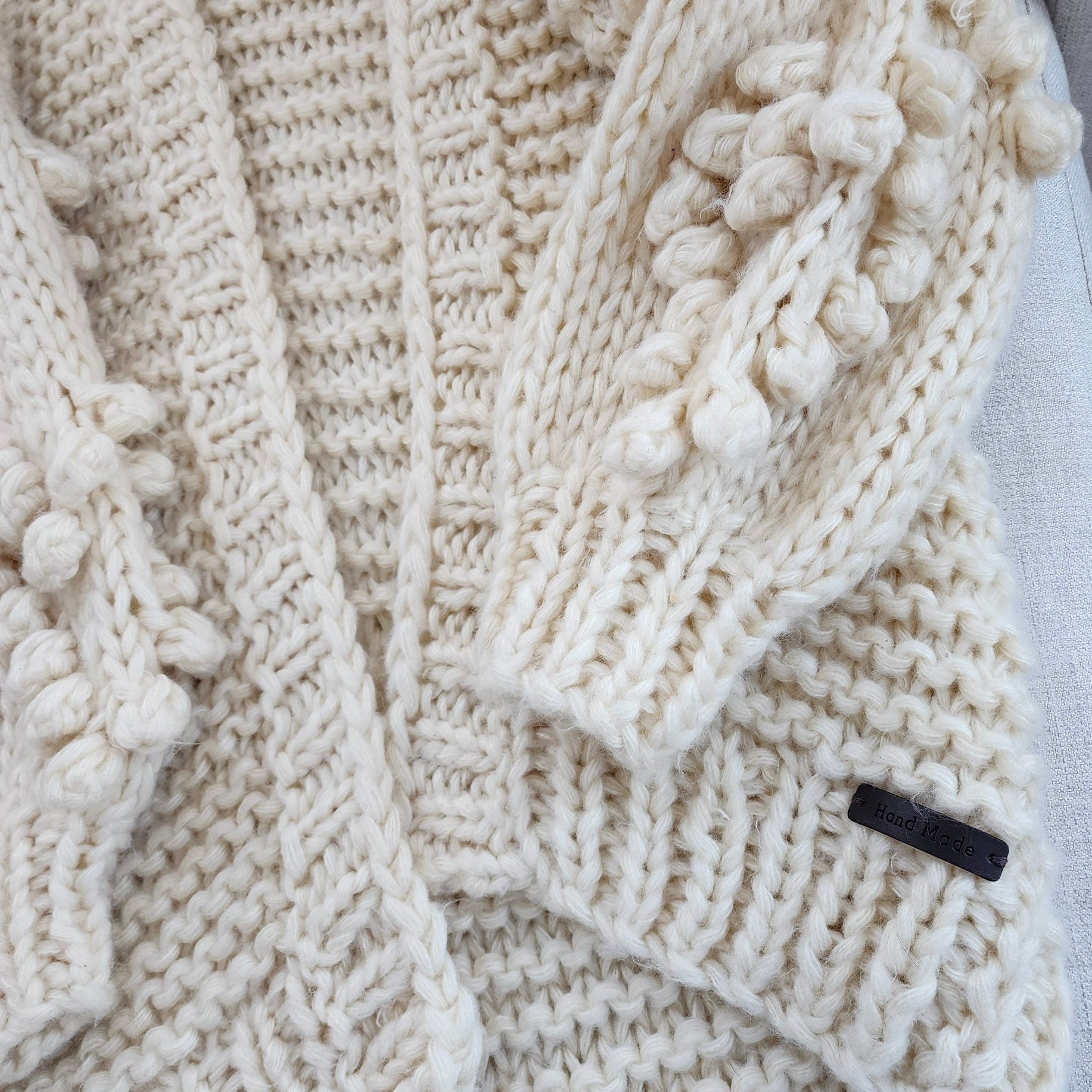 Handmade Wishlist Women's Knitted Cardigan Sweater