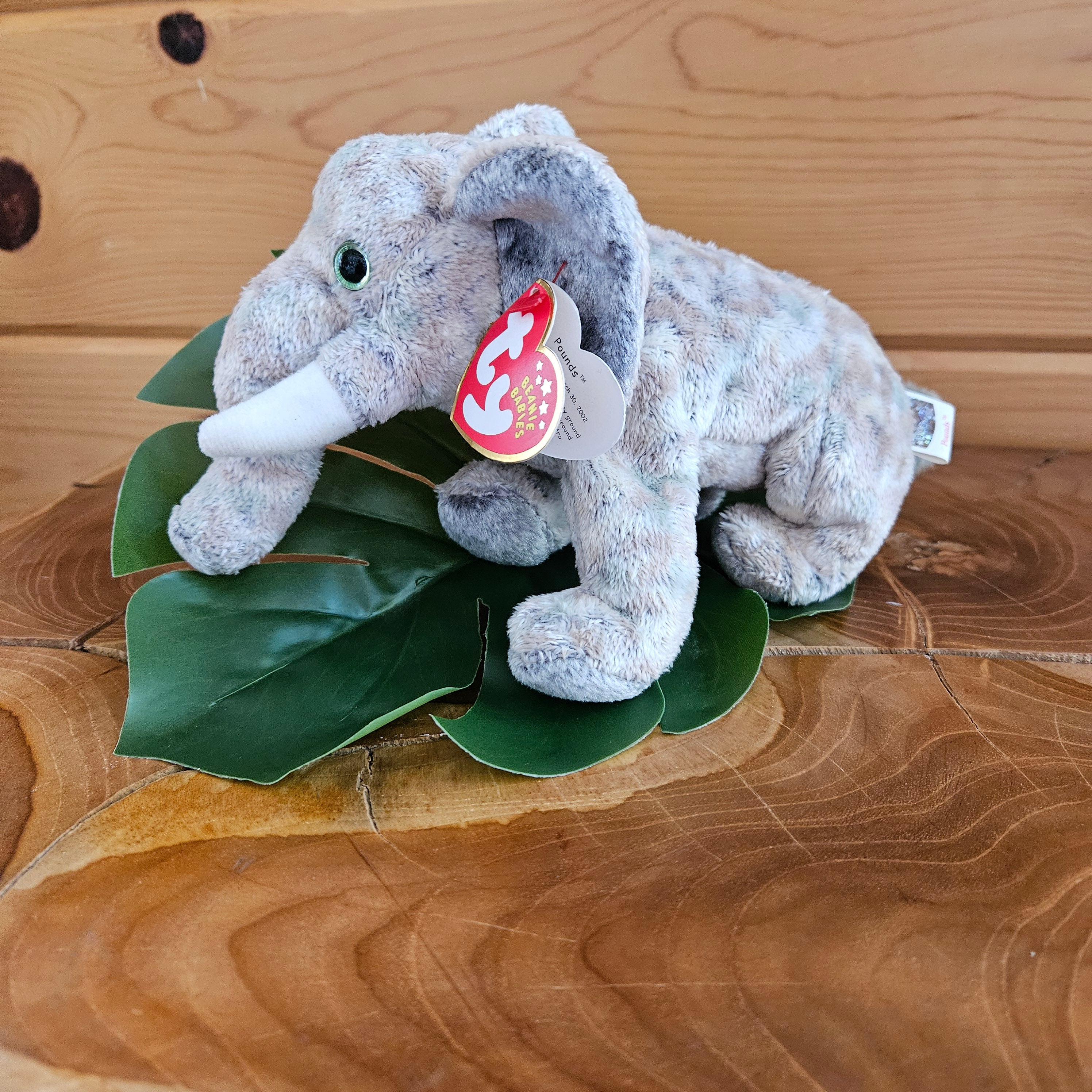 Ty Beanie Babies "Pounds the Elephant"