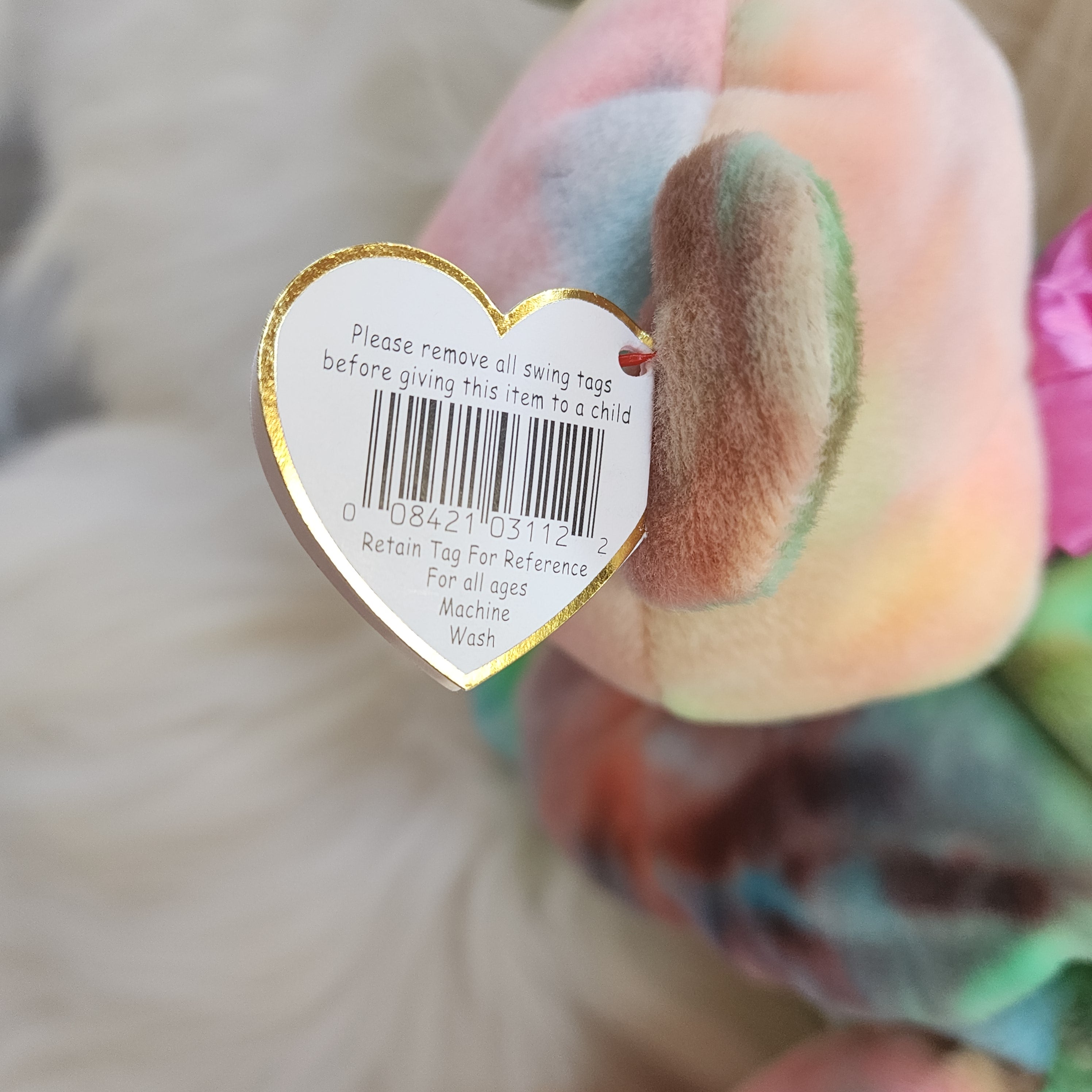 Ty Beanie Babies "Sherbet the Bear"