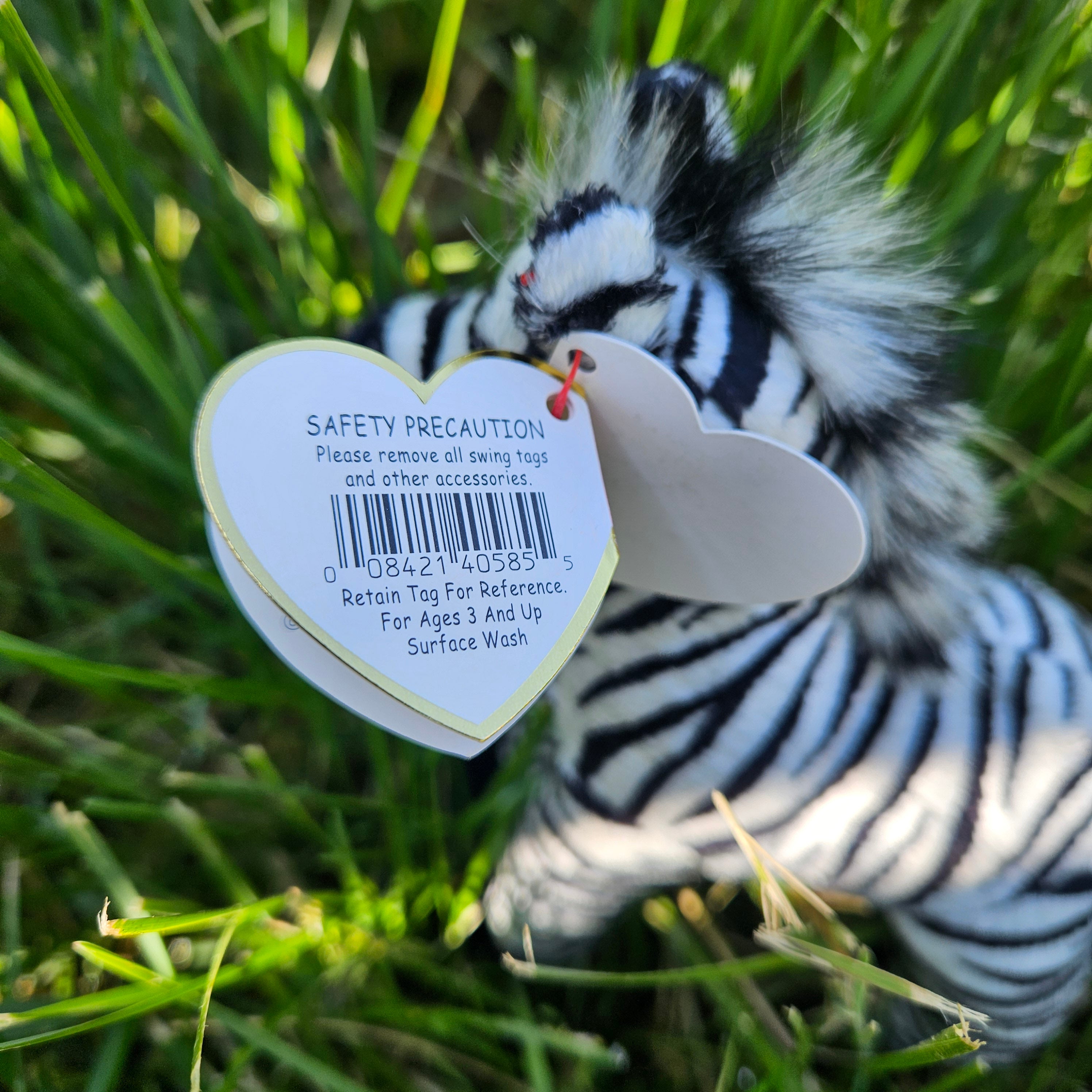 Ty Beanie Babies "Dizz the Zebra"