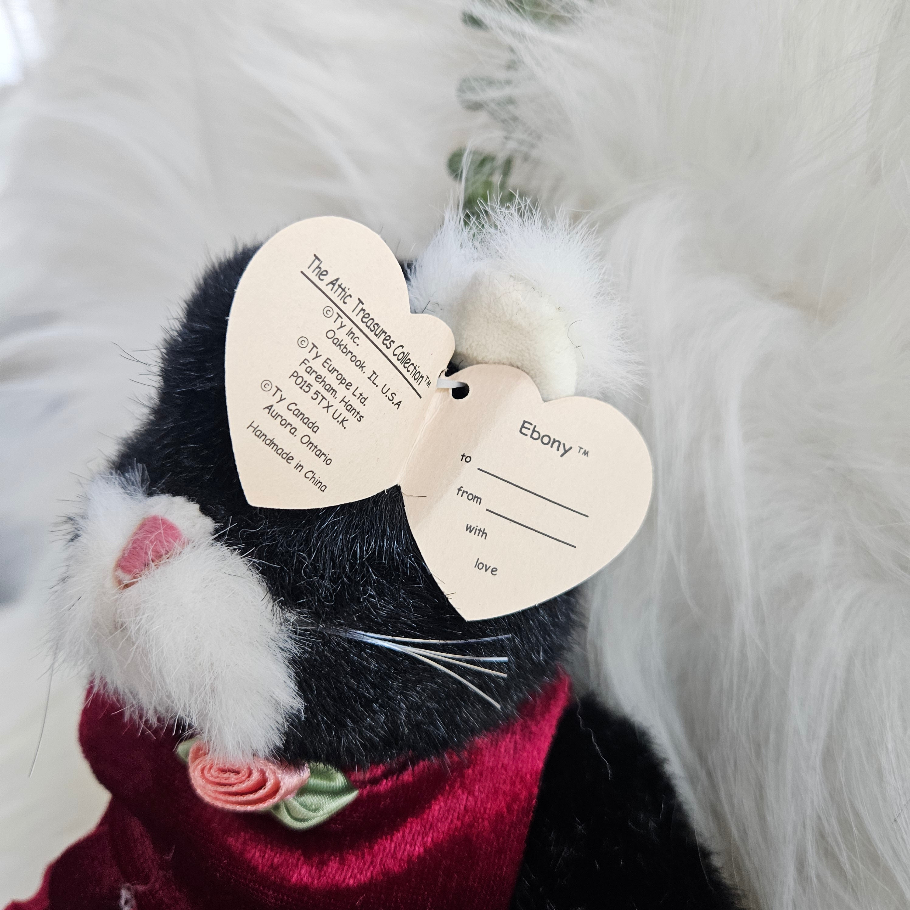 Ty Beanie Babies "Ebony the Cat"
