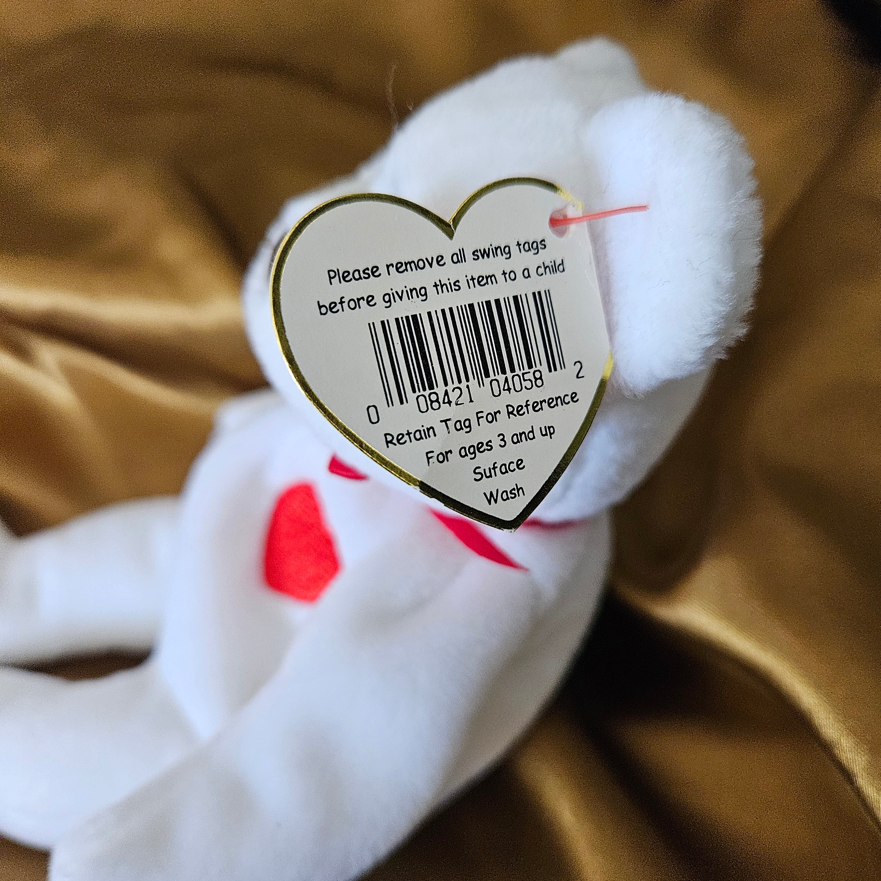 Ty Beanie Babies "Valentino the Bear"