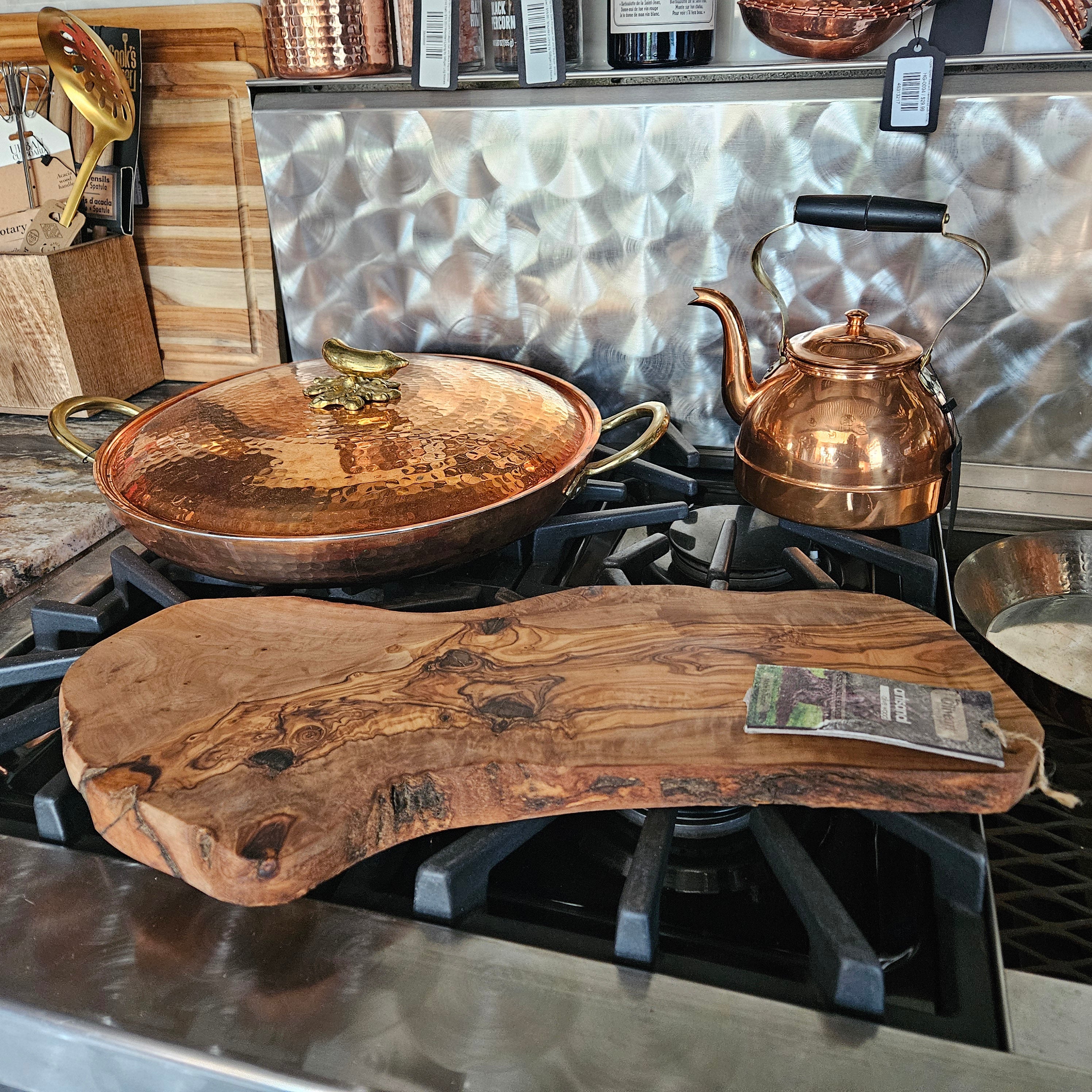 Oliveart Artisanal Olive Wood Cheese Board