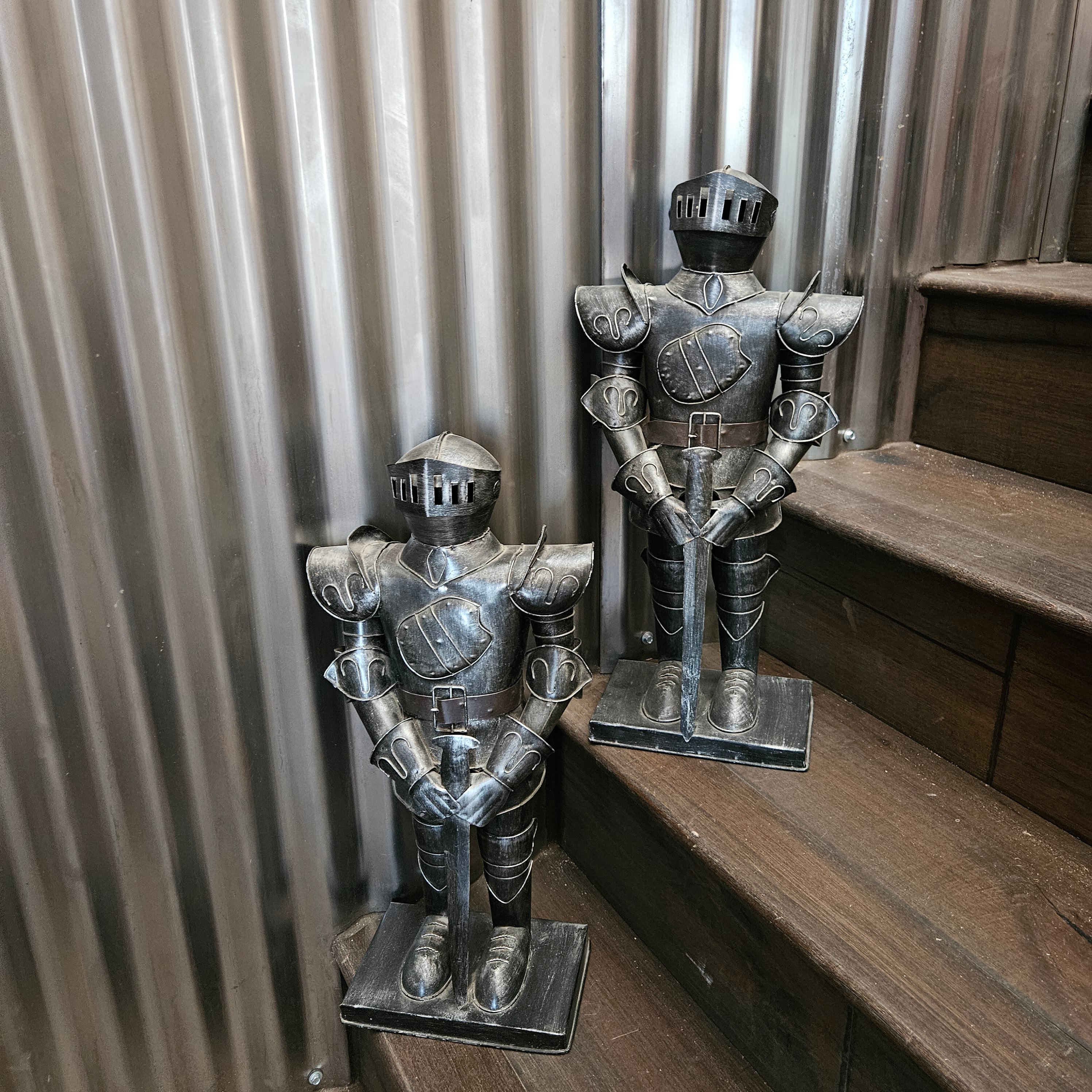 Miniature Suit of Armor Decorative Statue