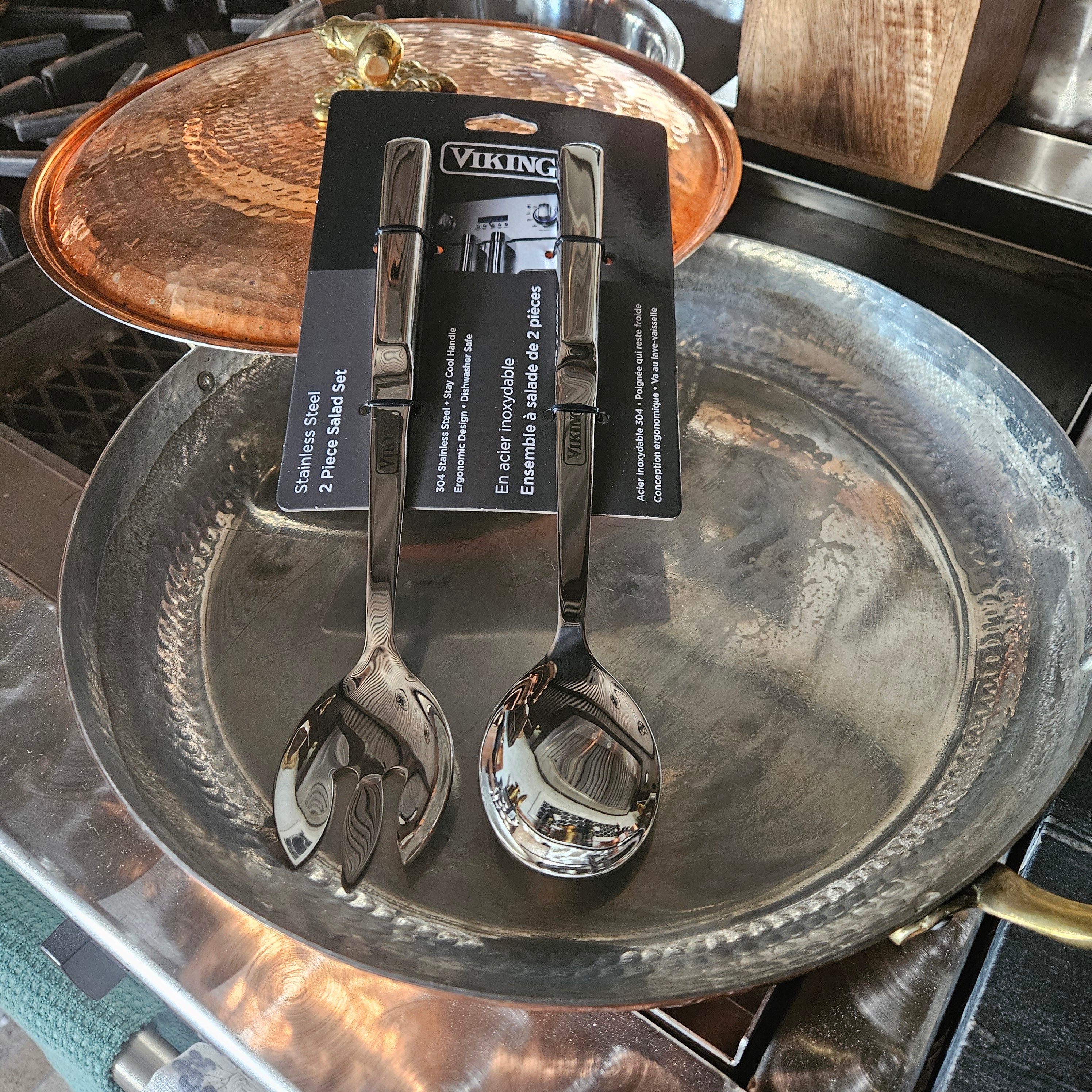 Viking Stainless Steel 2 Piece Salad Set